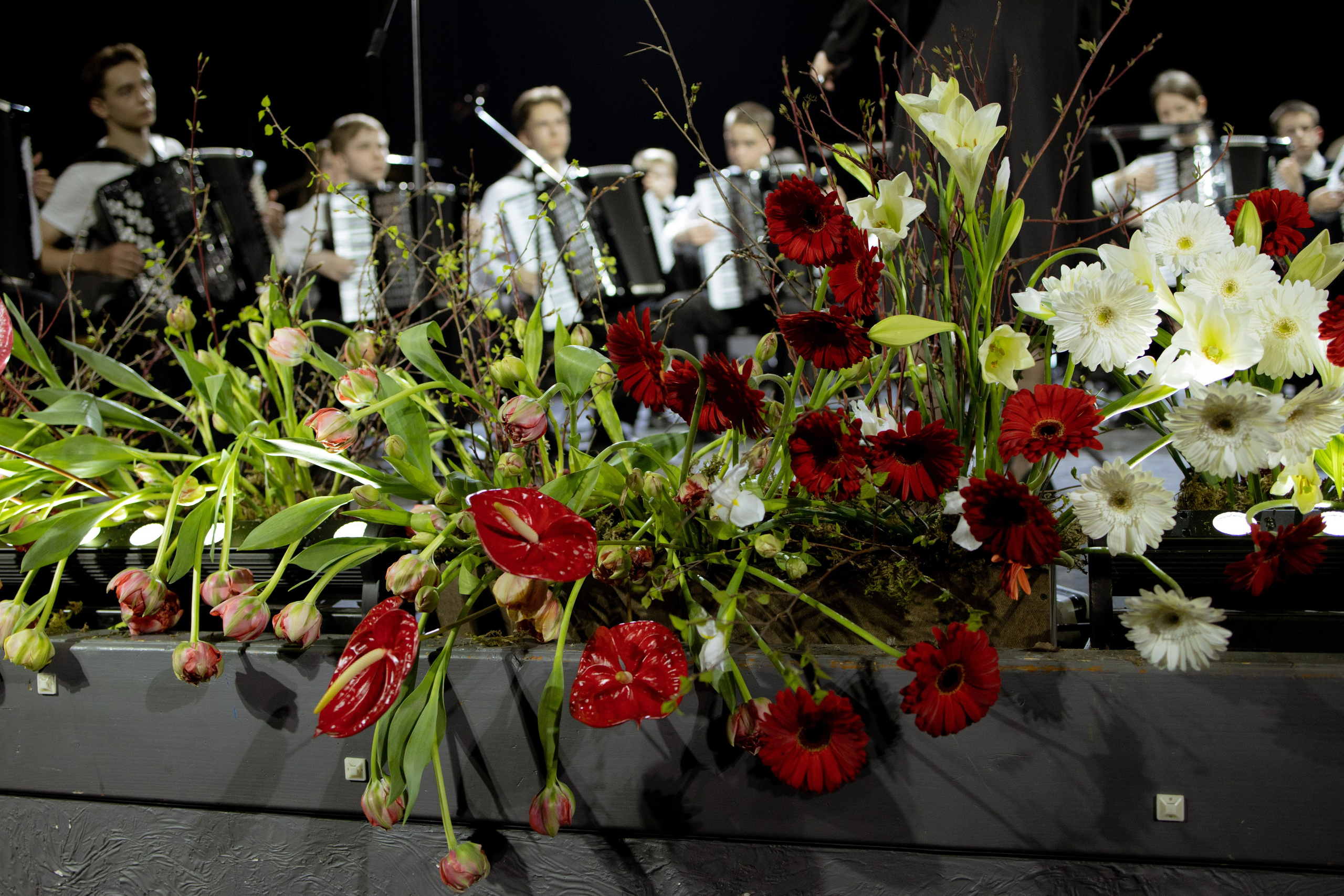 Оформление Отчетного концерта Музыкальной школы Глазунова. Оформление свадеб, декор свадеб Вера Маркова, Москва