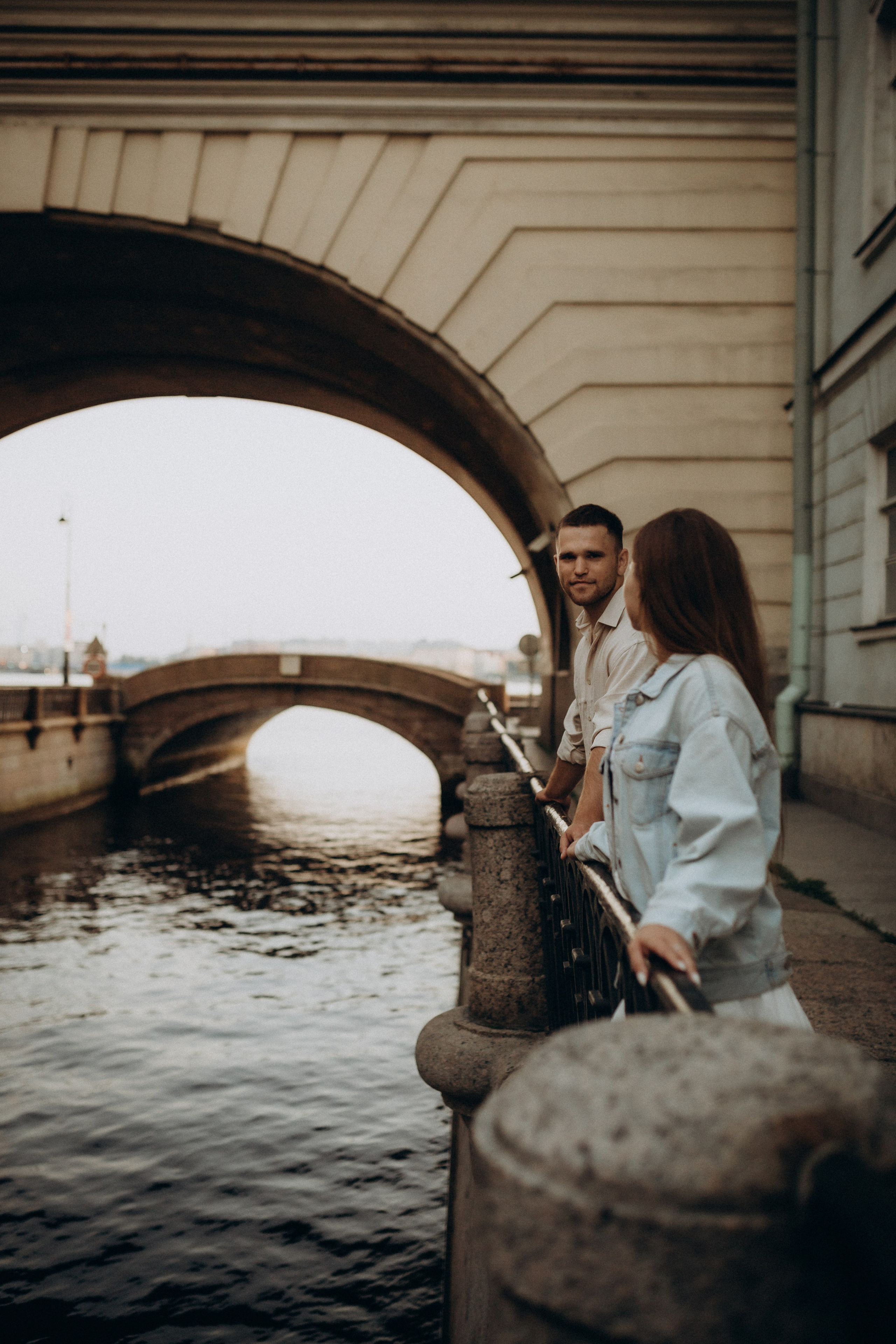 Фотосессия с разводными мостами: LoveStory. Фотограф Санкт-Петербург Князева Елизавета