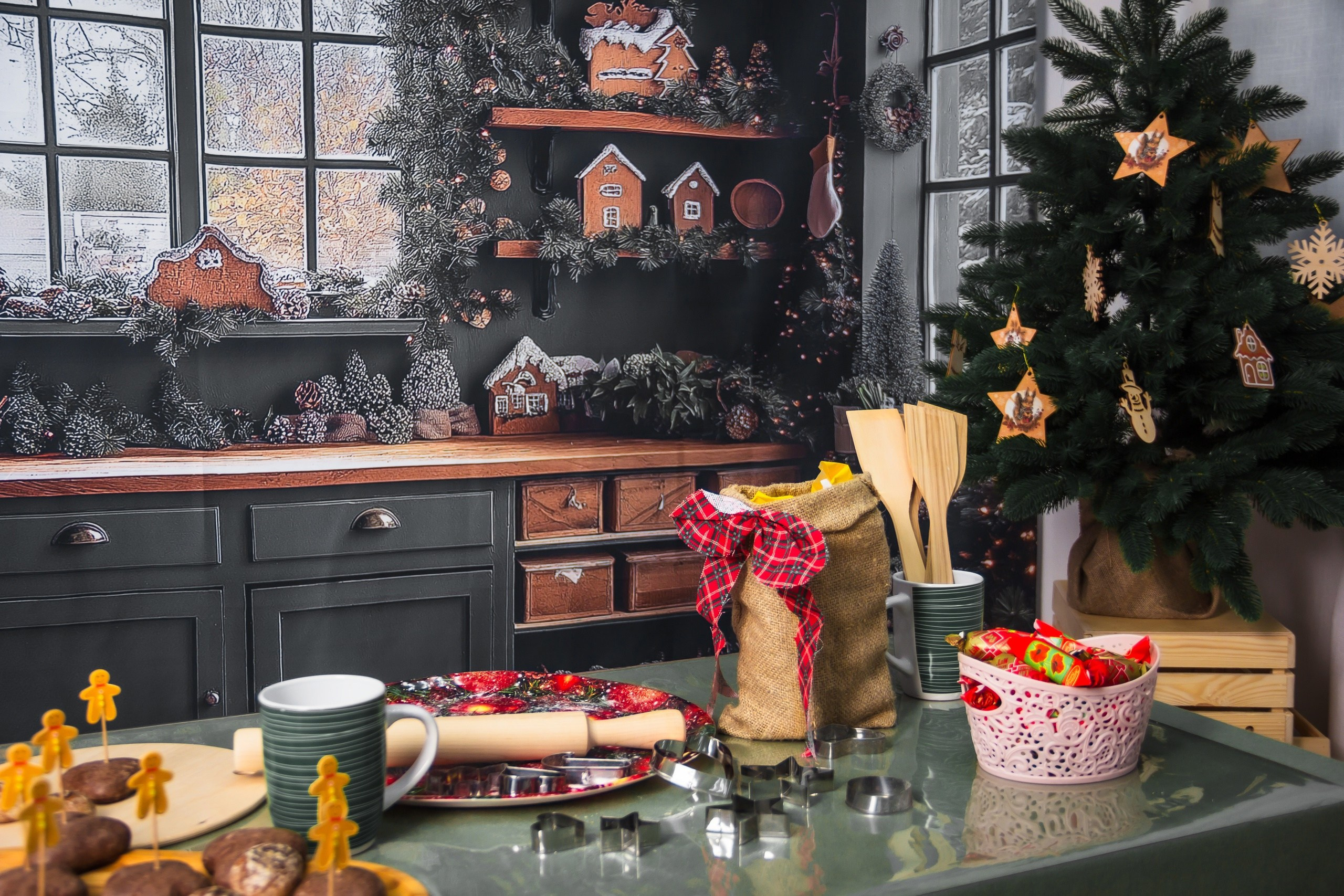 Новогодняя фотосессия. Фотостудия «Олеся». Фотостудия в г. Верхняя Пышма