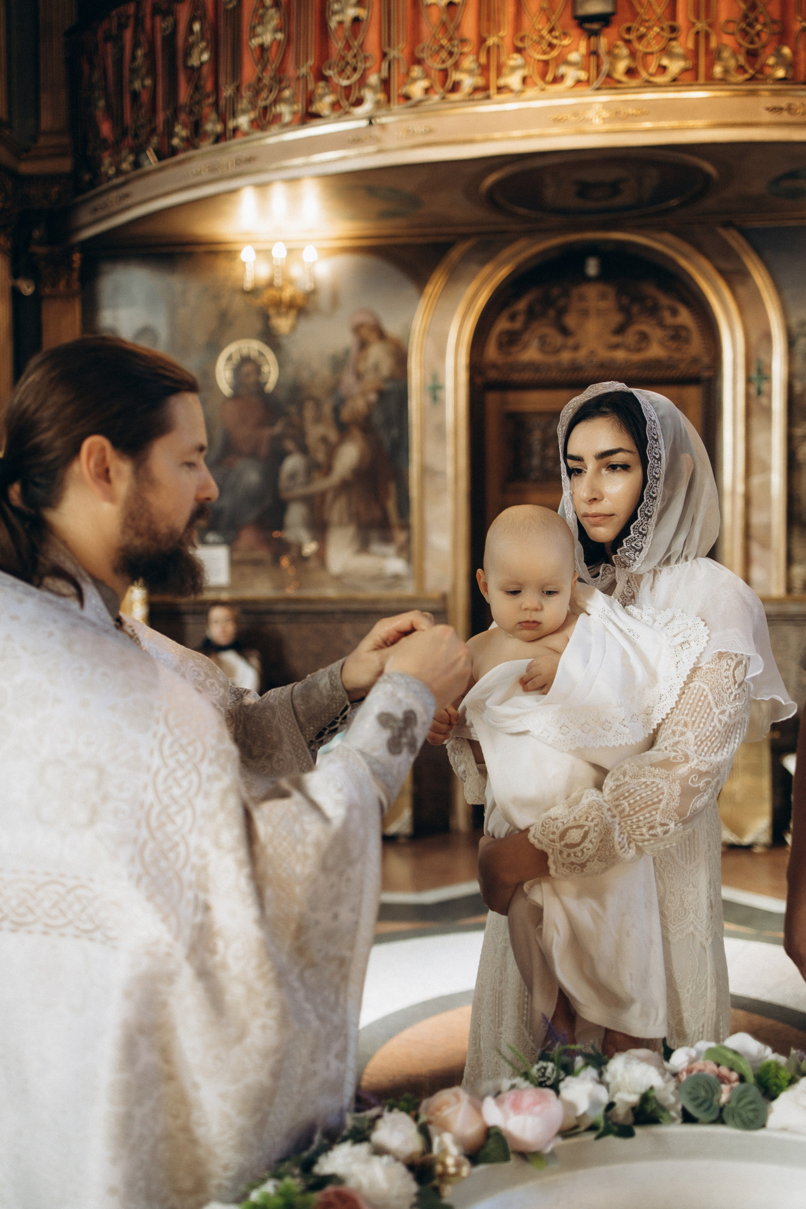Крещение Арины. Самый теплый фотограф в Краснодаре Рябоконь Ксения