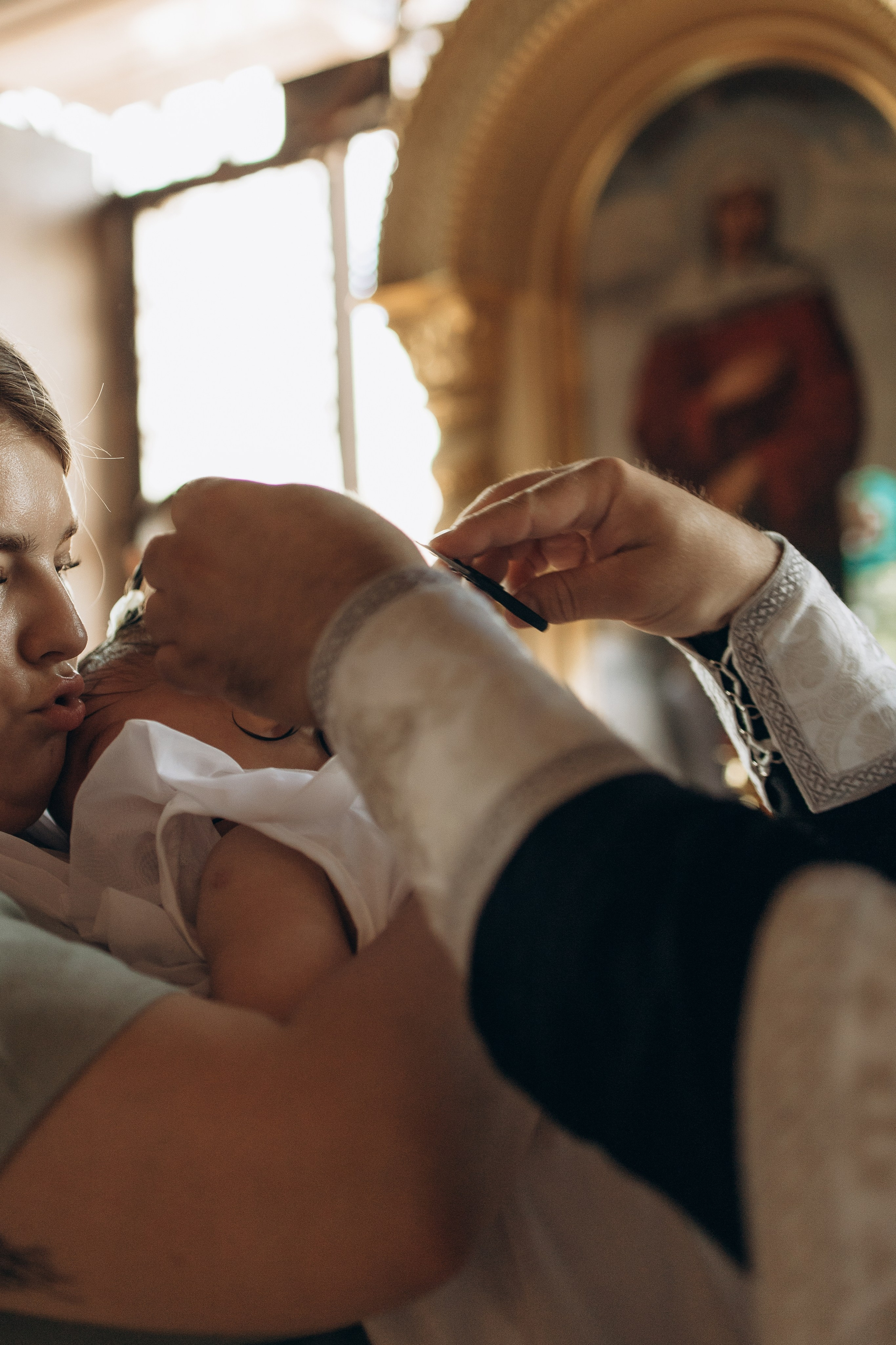 Крещение Стефании. Самый теплый фотограф в Краснодаре Рябоконь Ксения