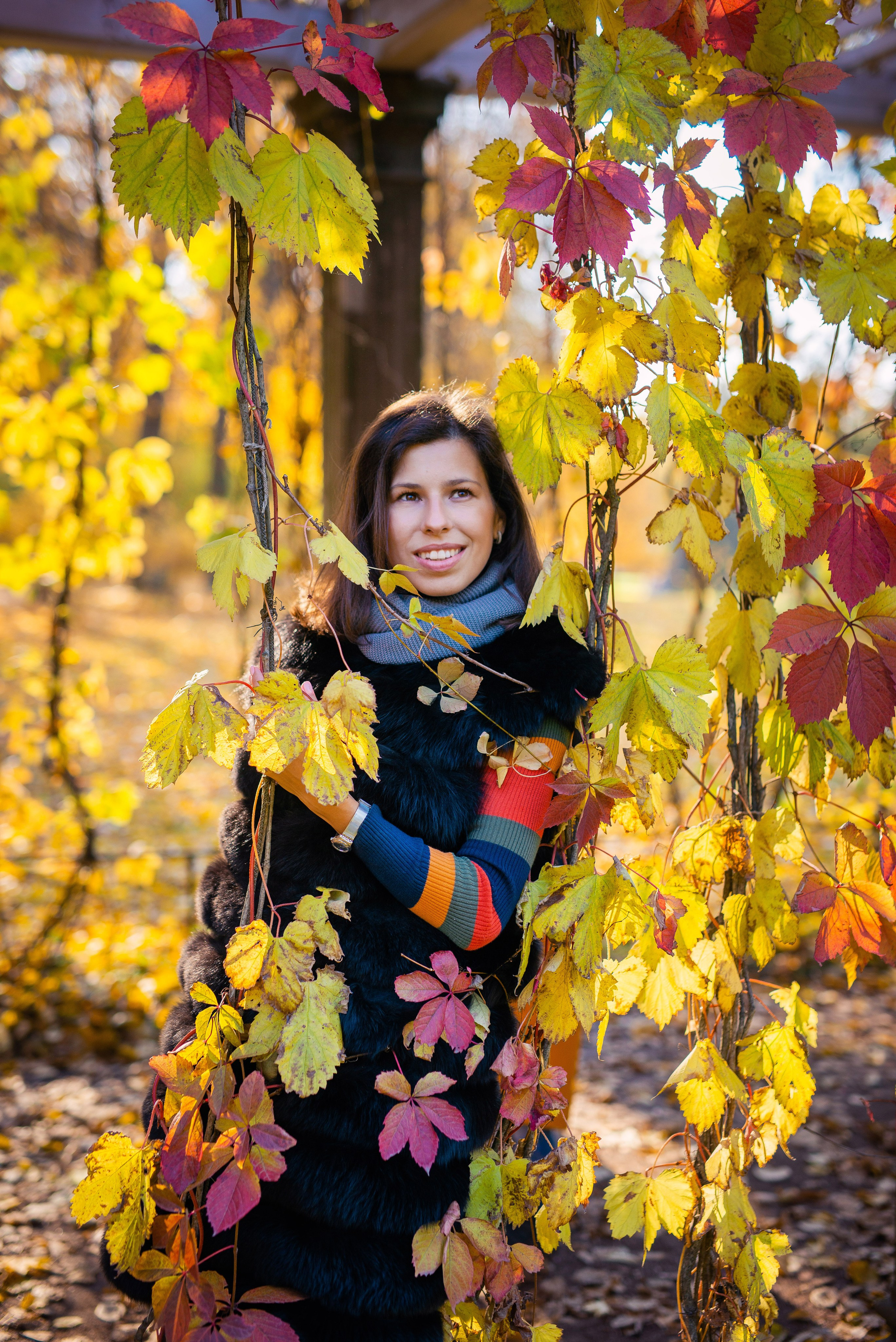Егор, Валерия и Андрей осенняя прогулка. Портретный, семейный и свадебный фотограф в Санкт-Петербурге и в Пушкине Ширяев Денис