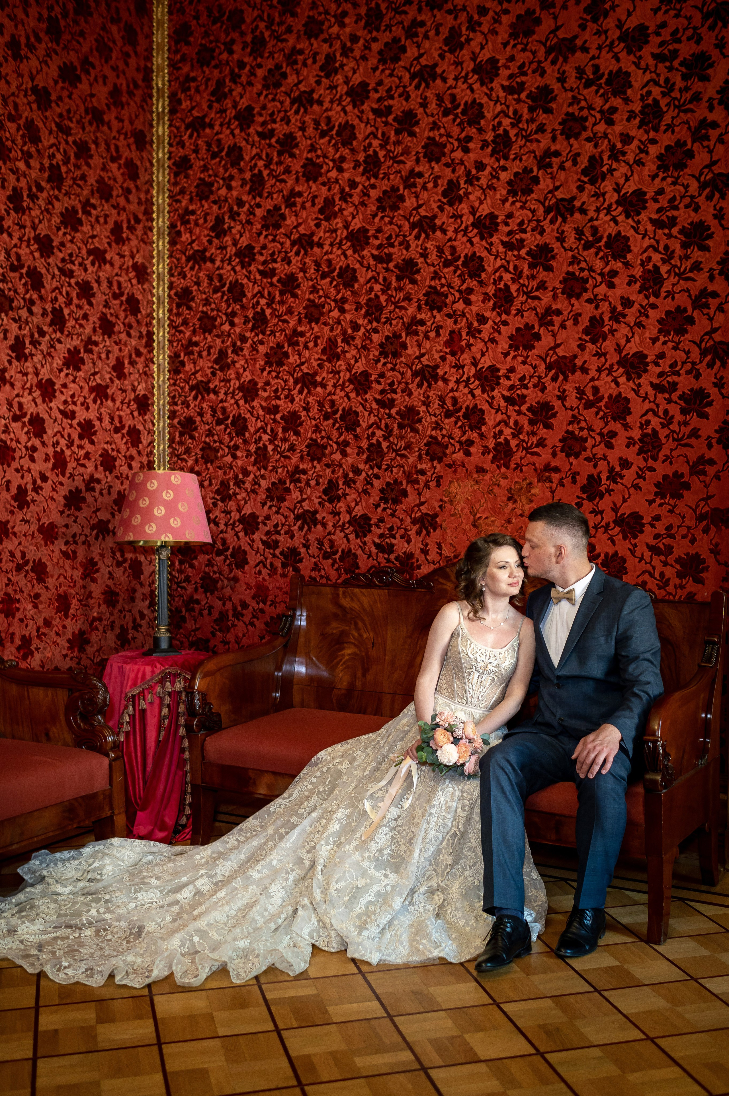 Елена и Дмитрий (свадебная фотосессия в Доме Архитектора — особняке Половцова). Портретный, семейный и свадебный фотограф в Санкт-Петербурге и в Пушкине Ширяев Денис