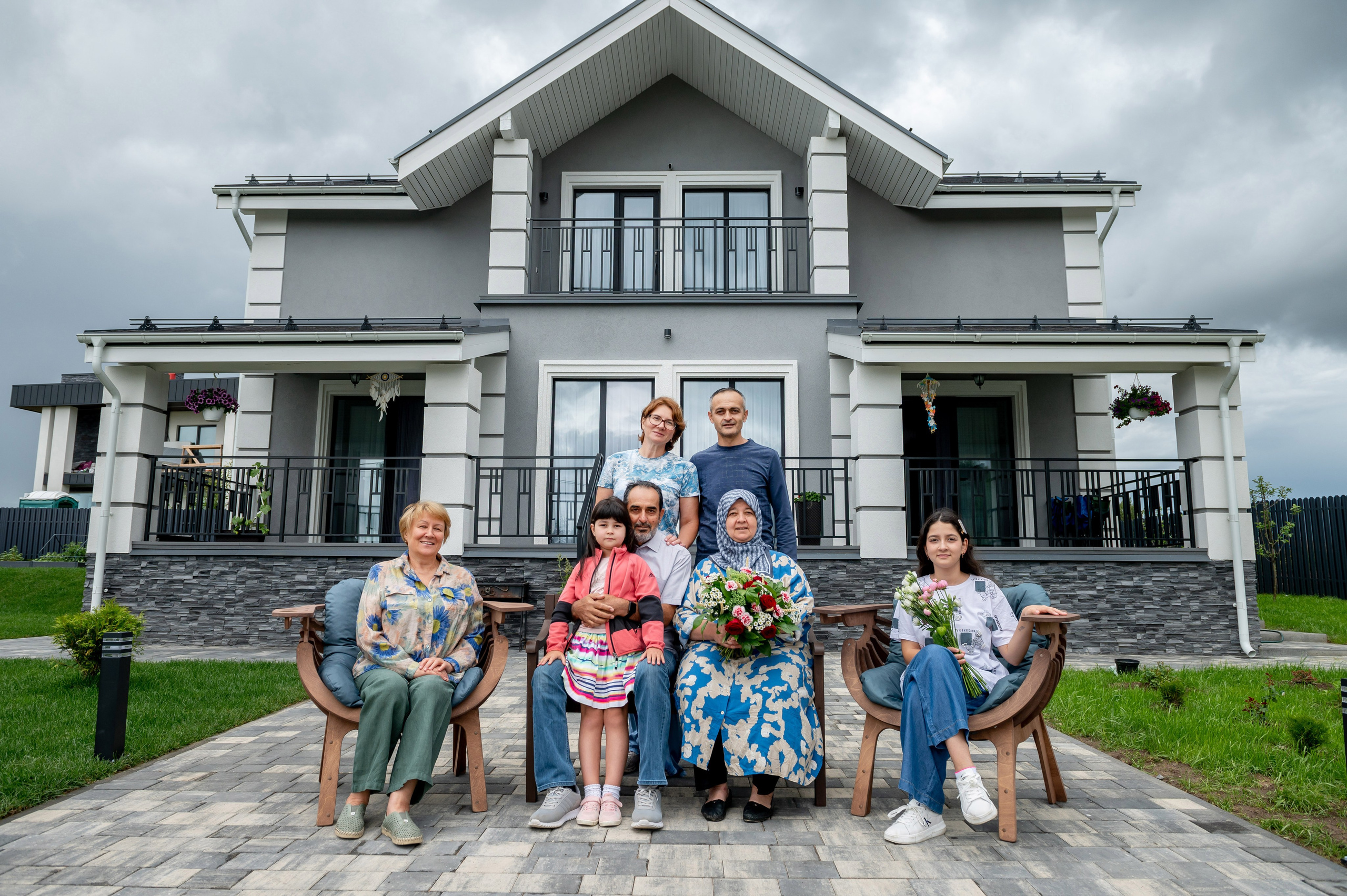 Семейная фотосессия в коттедже. Портретный, семейный и свадебный фотограф в Санкт-Петербурге и в Пушкине Ширяев Денис