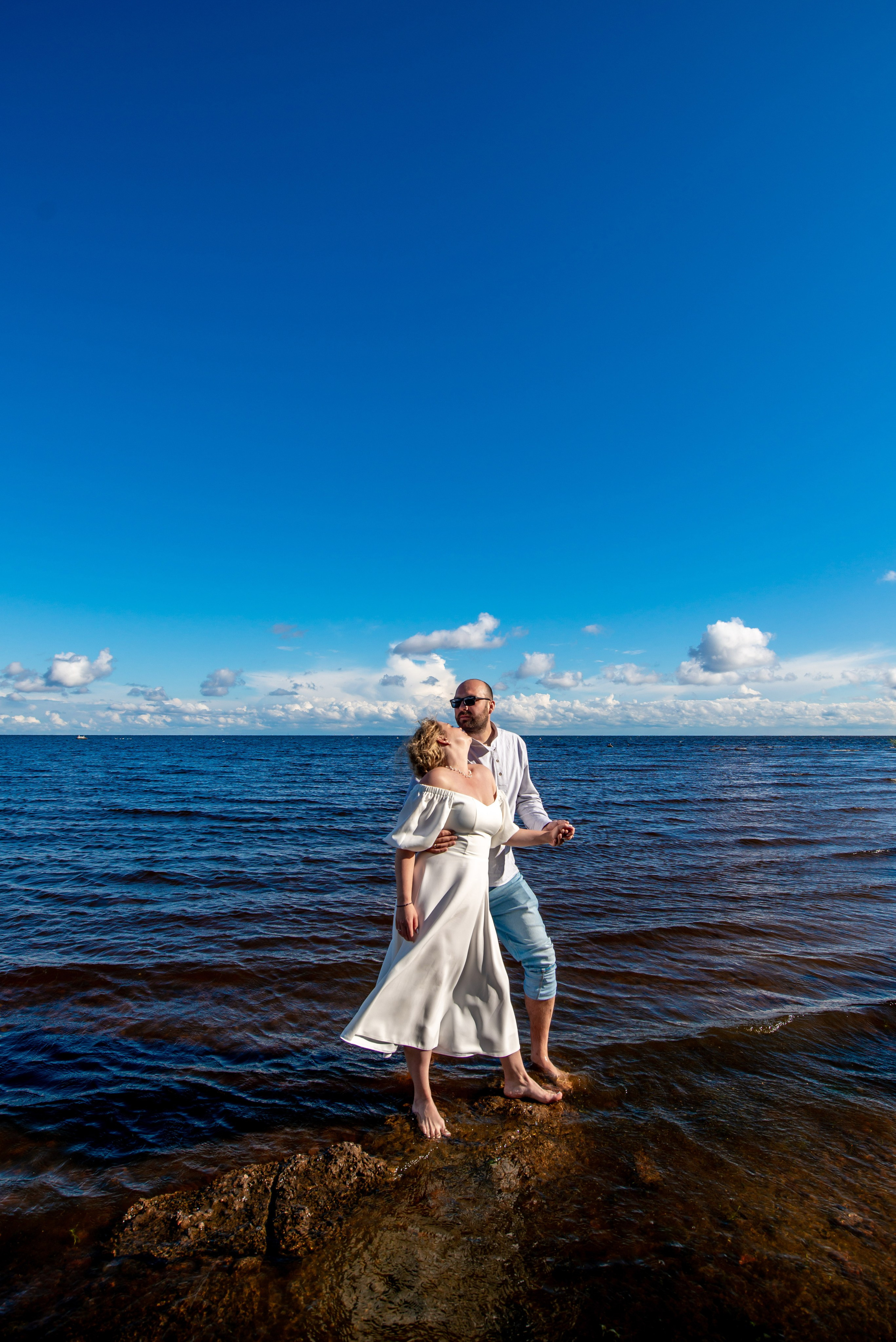 Станислав и Анастасия (нестандартная свадебная фотосессия в лесу и на Финском заливе). Портретный, семейный и свадебный фотограф в Санкт-Петербурге и в Пушкине Ширяев Денис