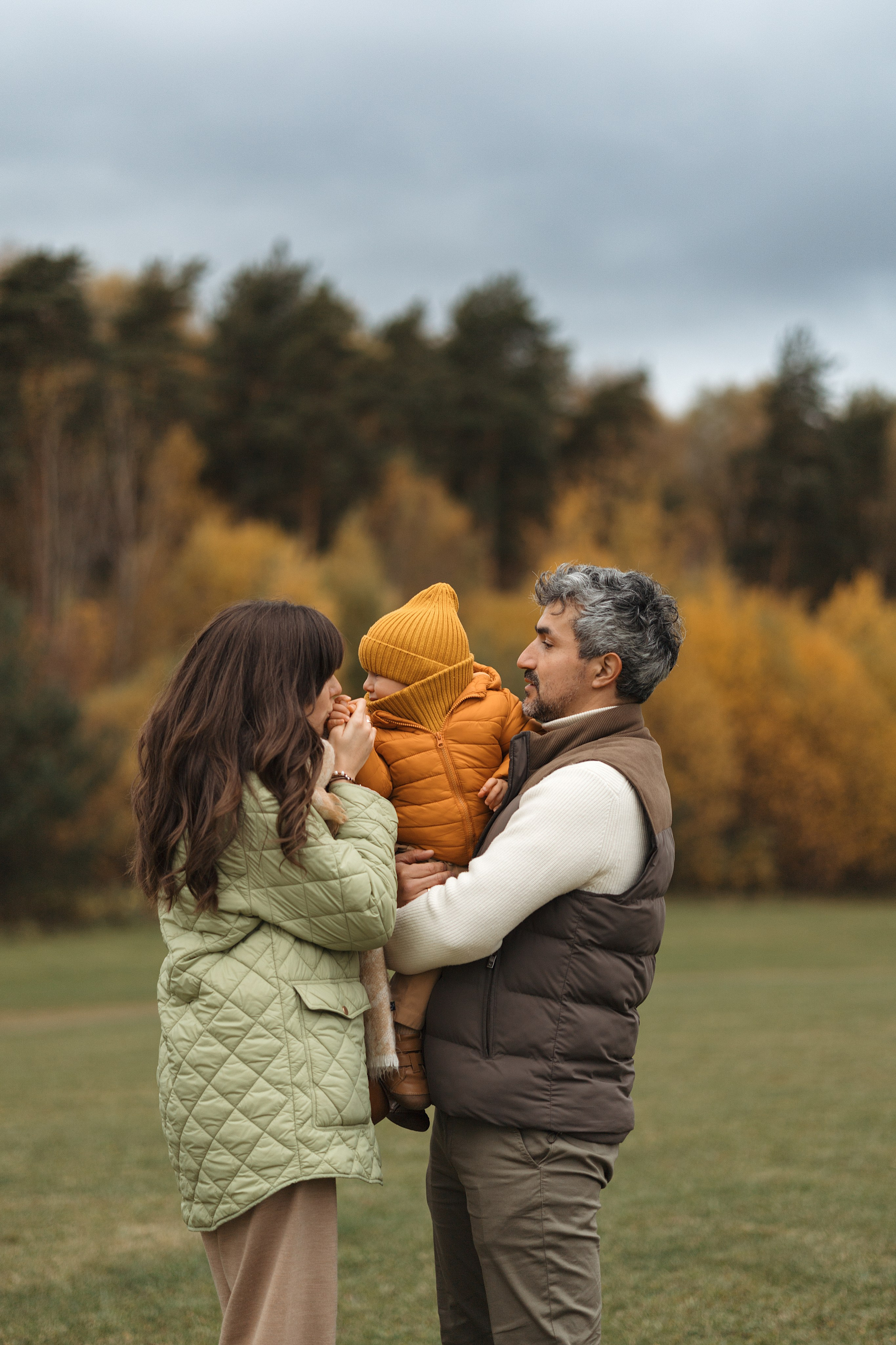 Осенняя семейная съемка. Фотограф Анималист в Москве Анастасия Жучкова