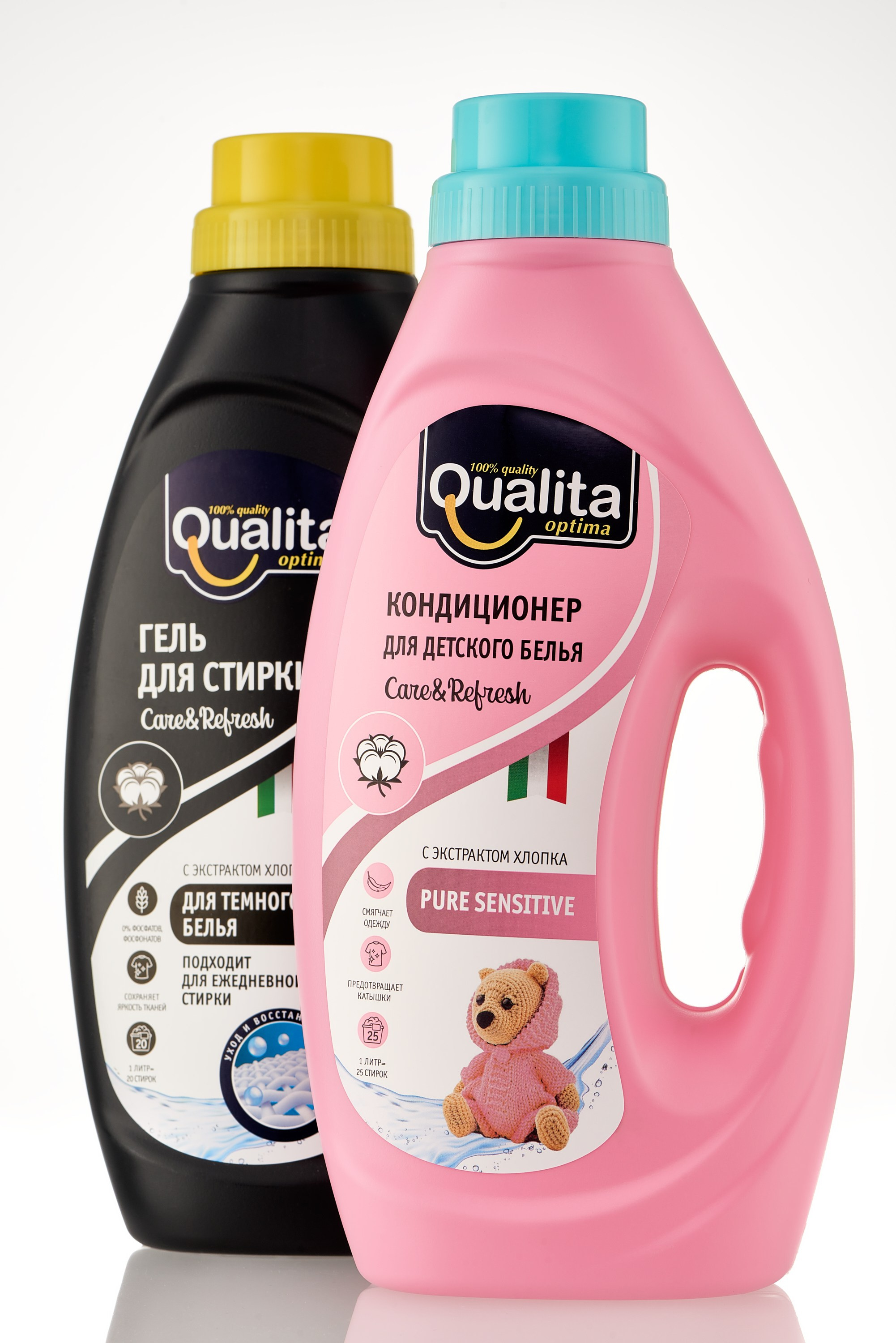 Фотосъемка шампуней и кондиционеров для белья