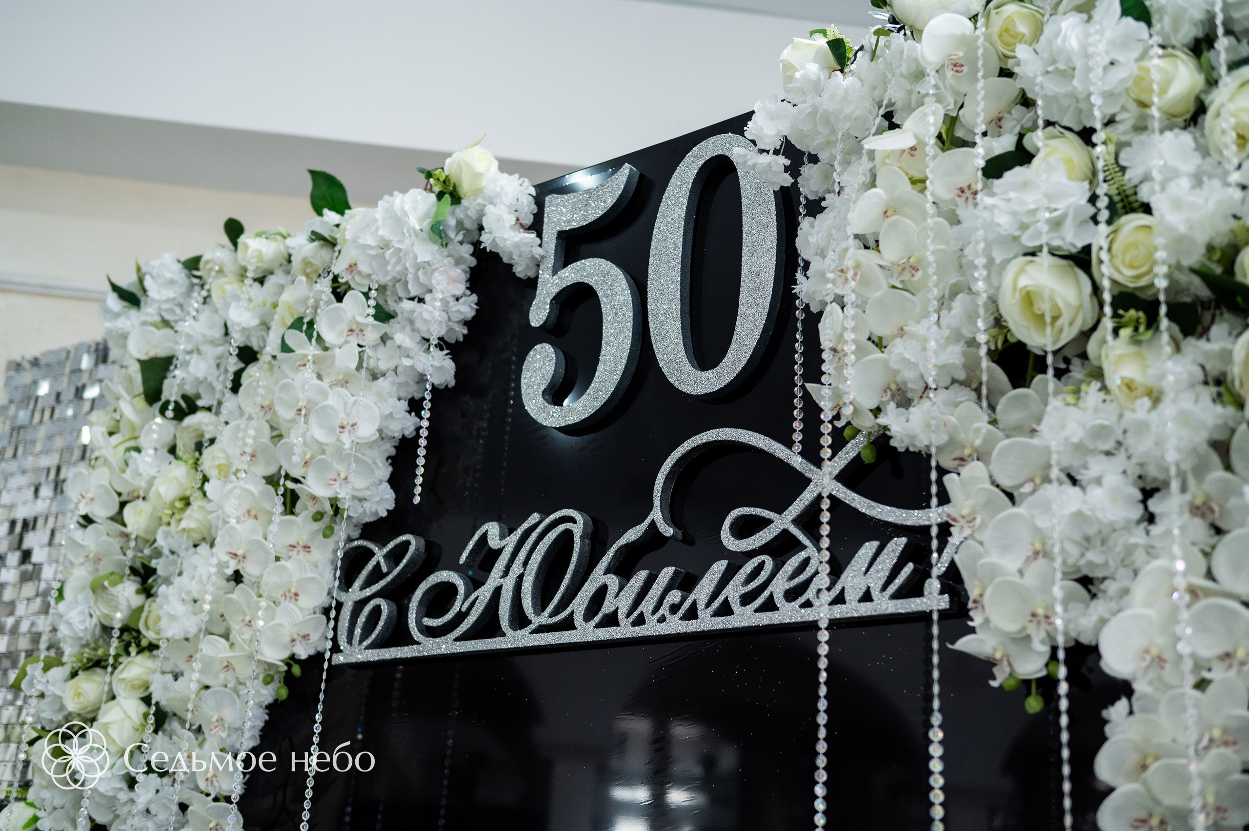 Фотозона на Юбилей. Студия декора Седьмое небо
