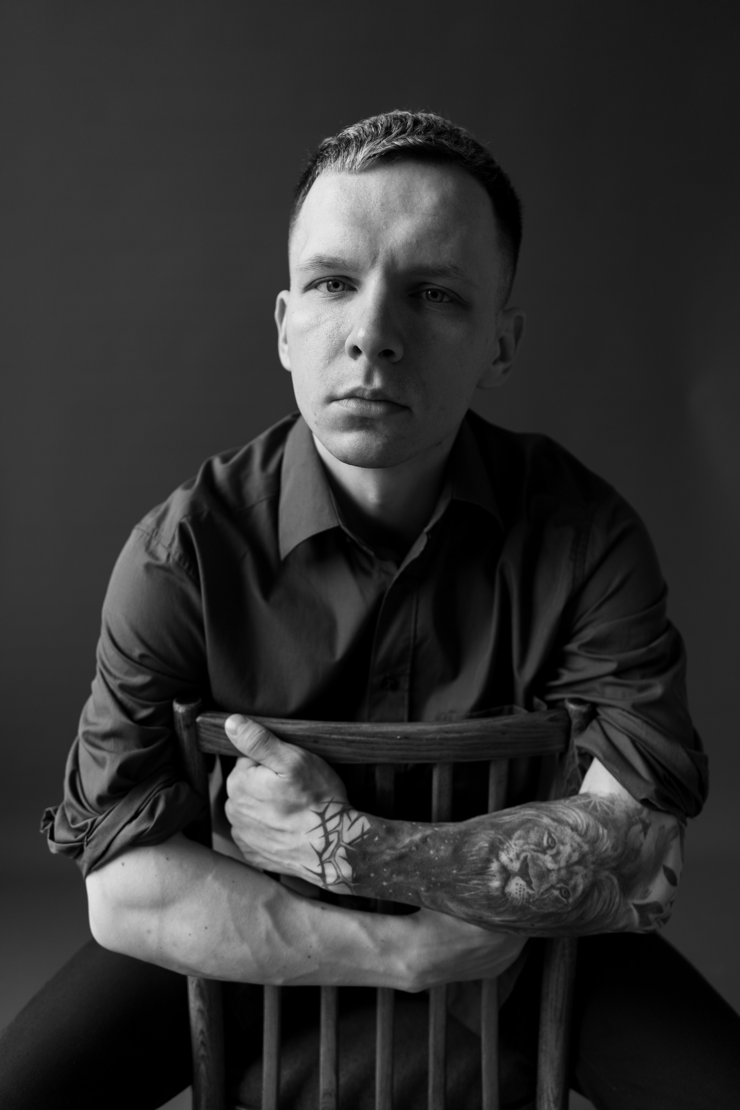 Мужская съёмка в студии. Фотограф Елизавета Потешкина