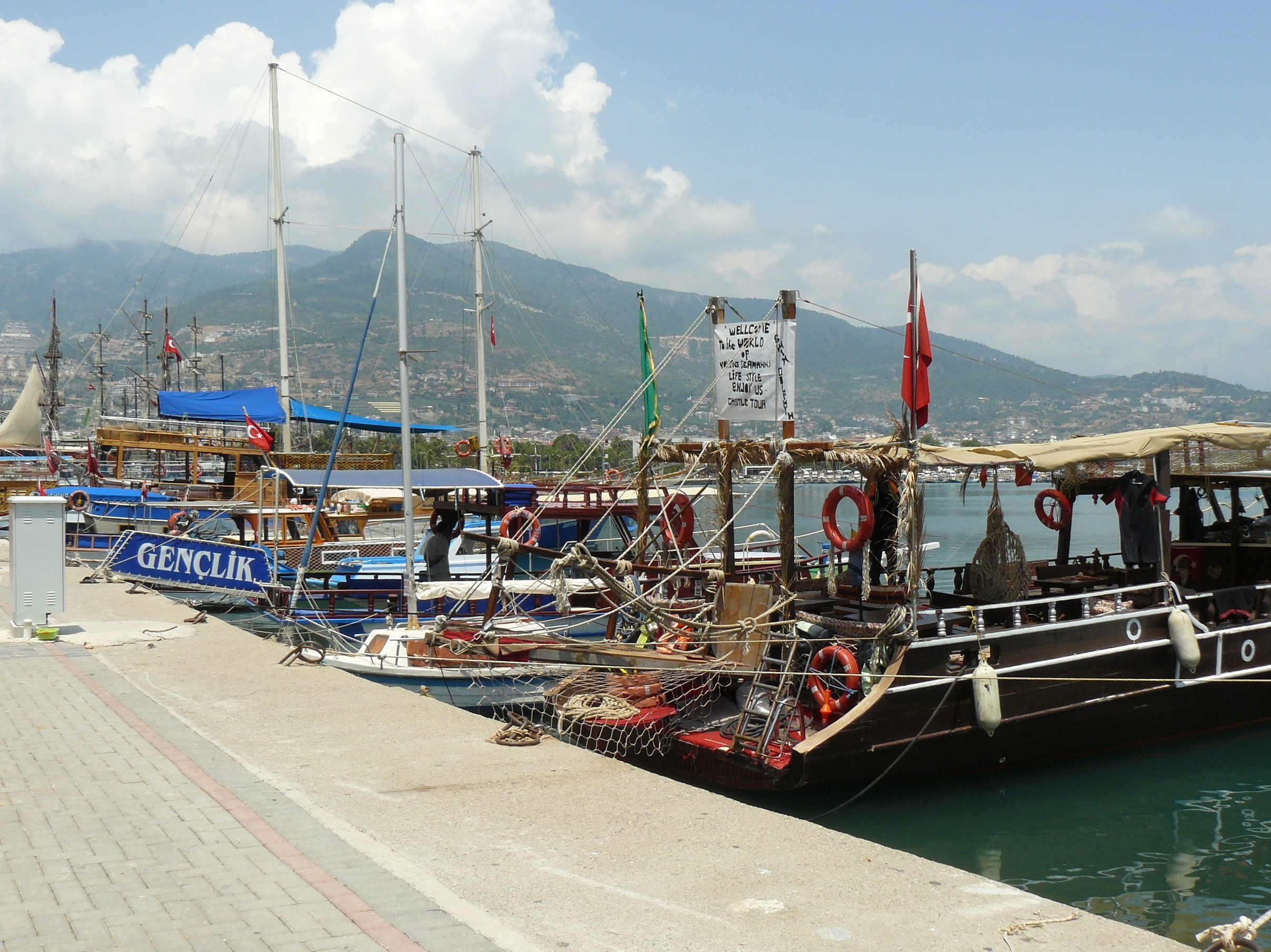 Алания 2015 древний док и порт. Фотопрогулки по Миру