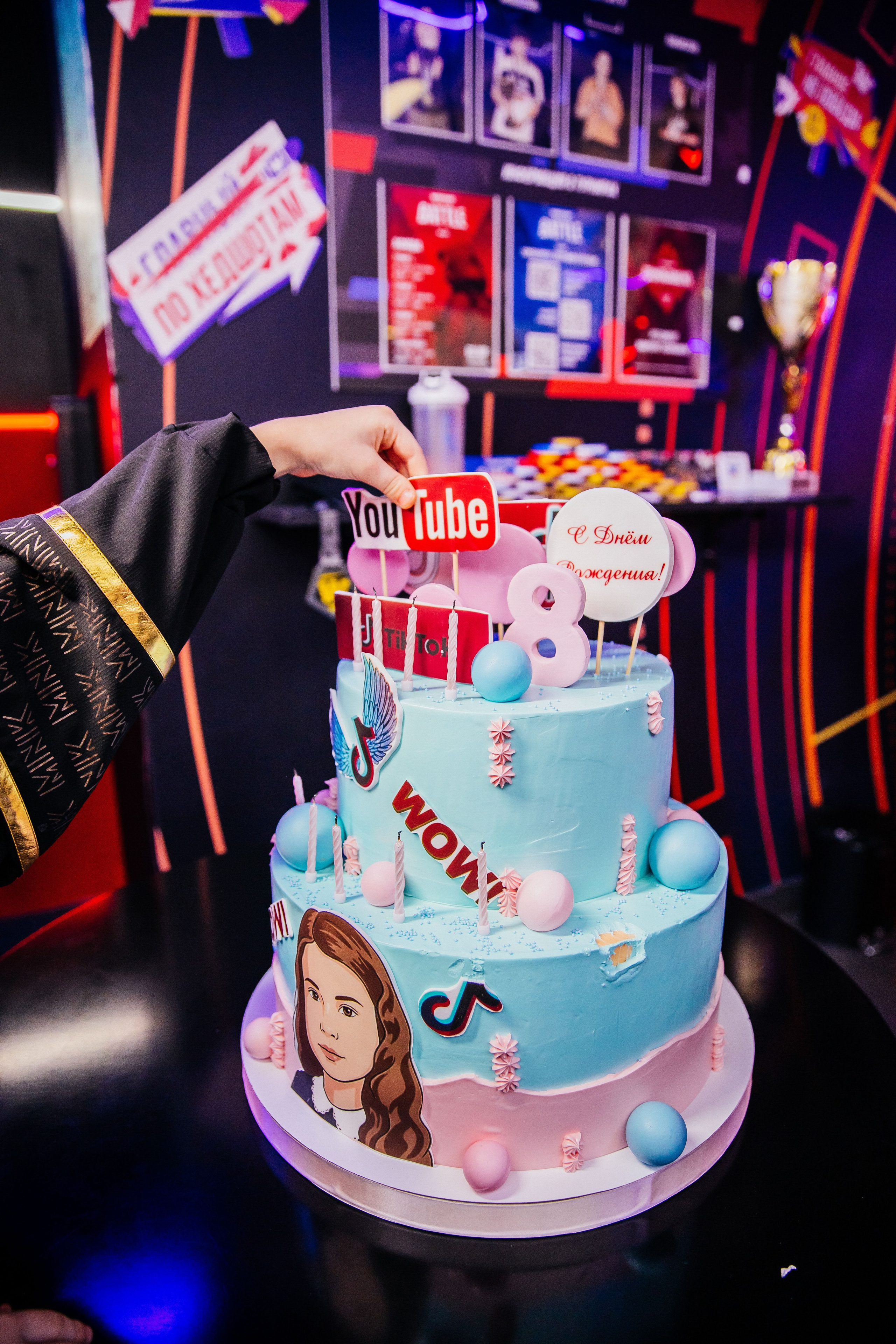 День рождение Миланы 8 лет (ТЦ Авиапарк). Фотограф текстиля в Москве Ольга Иванова