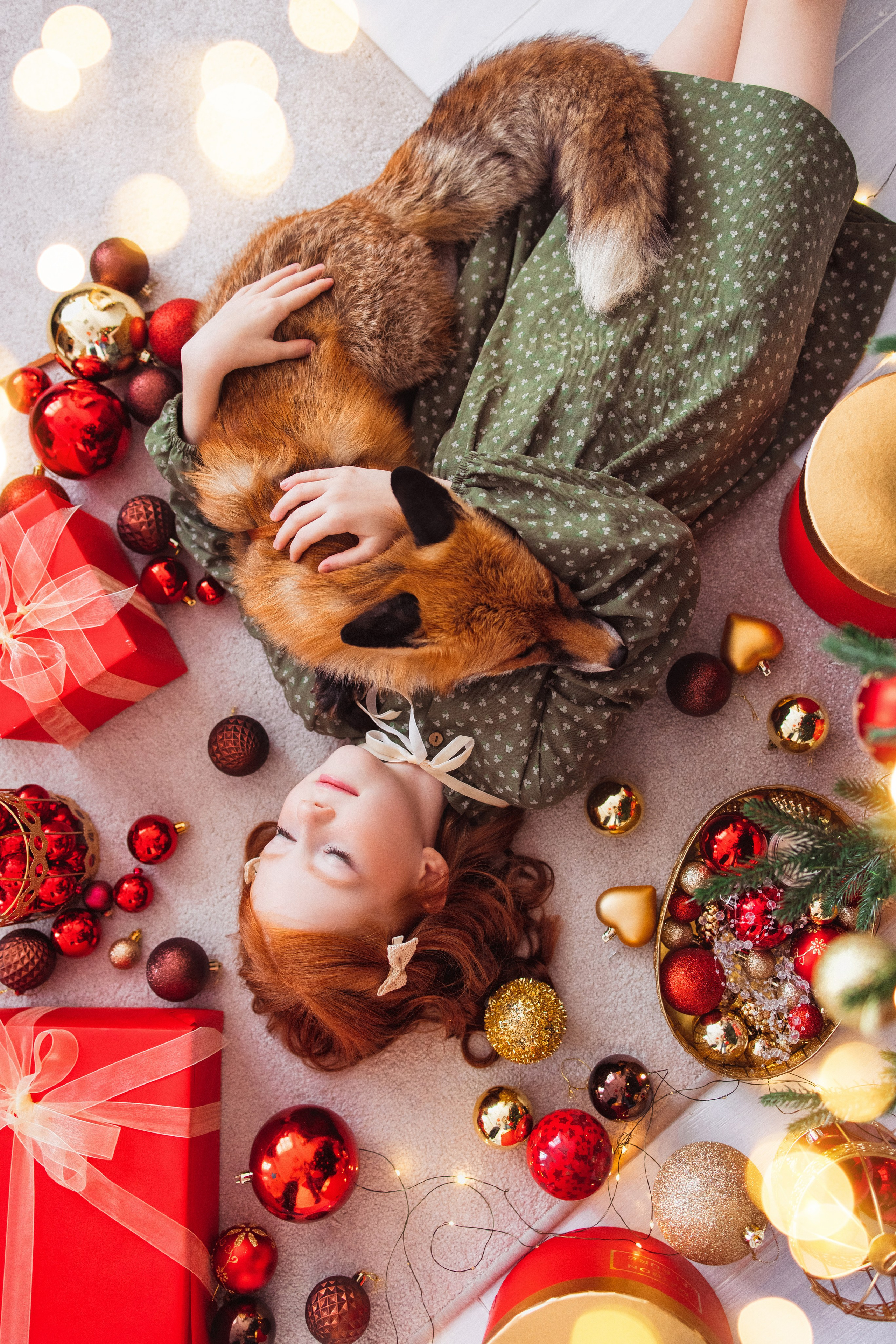 Фотостудия «Мастерская», с лисом. Семейный и детский фотограф в Краснодаре Анна Трашкова