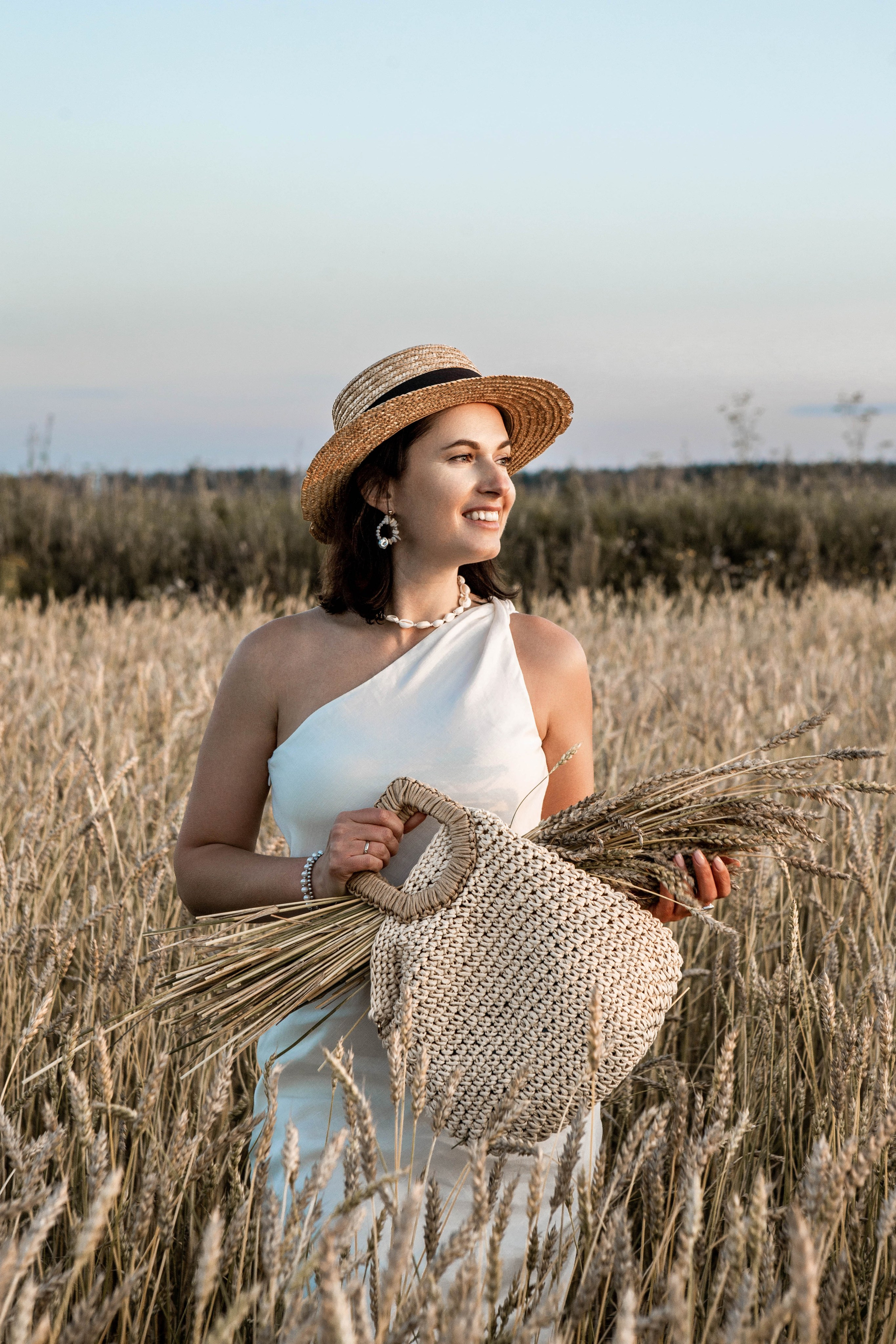 Пшеница на закате. Фотограф Екатерина Голицына