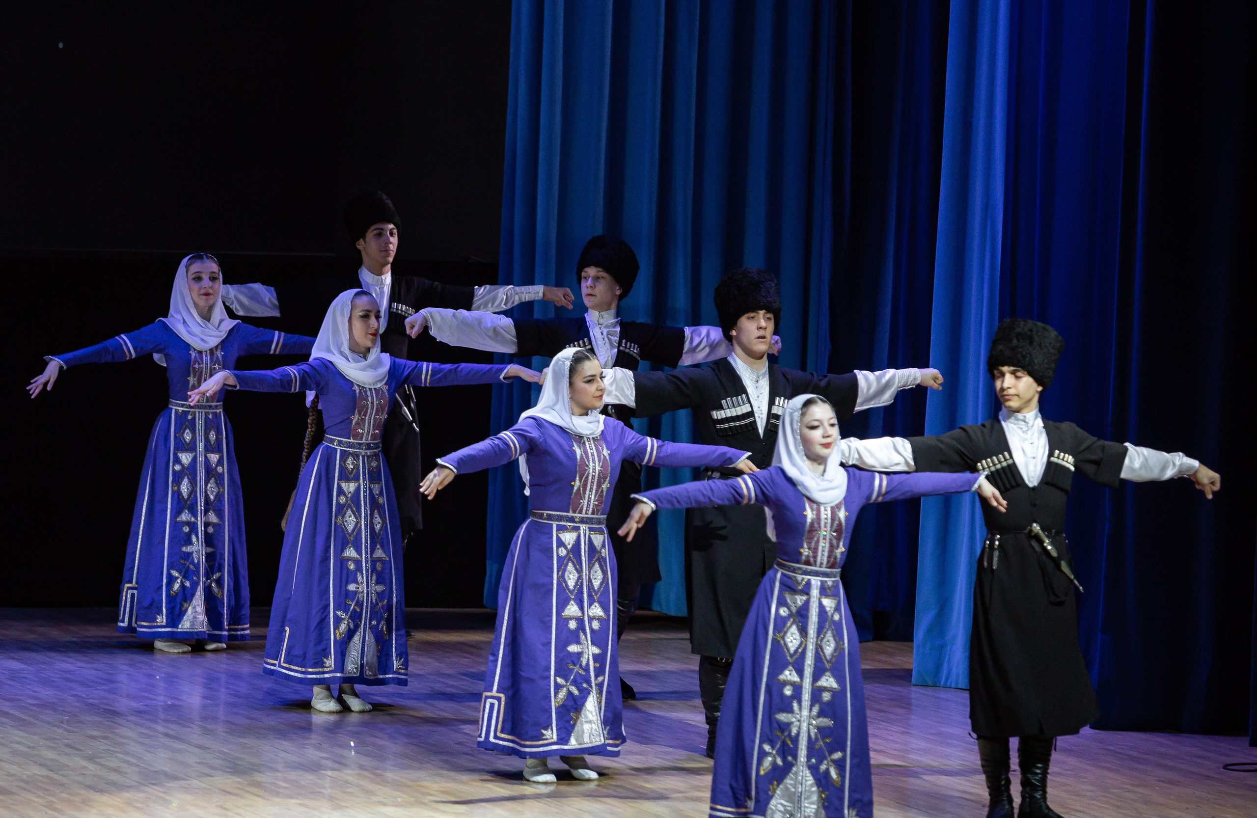 Юбилейный концерт танцевального коллектива «Адыги». Репортажный фотограф в Москве