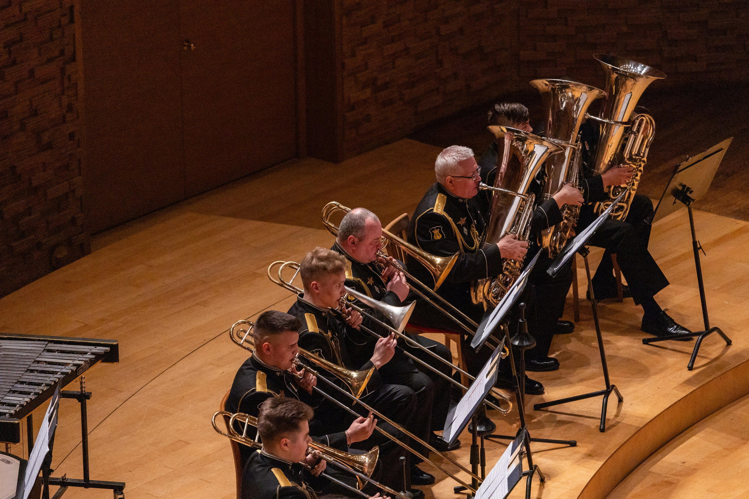 Гала-концерт лауреатов смотра-конкурса военных оркестров Концертный зал Мариинского театра Адмиралтейский оркестр. Фотограф Твердохлебова Дарья, г. Санкт-Петербург
