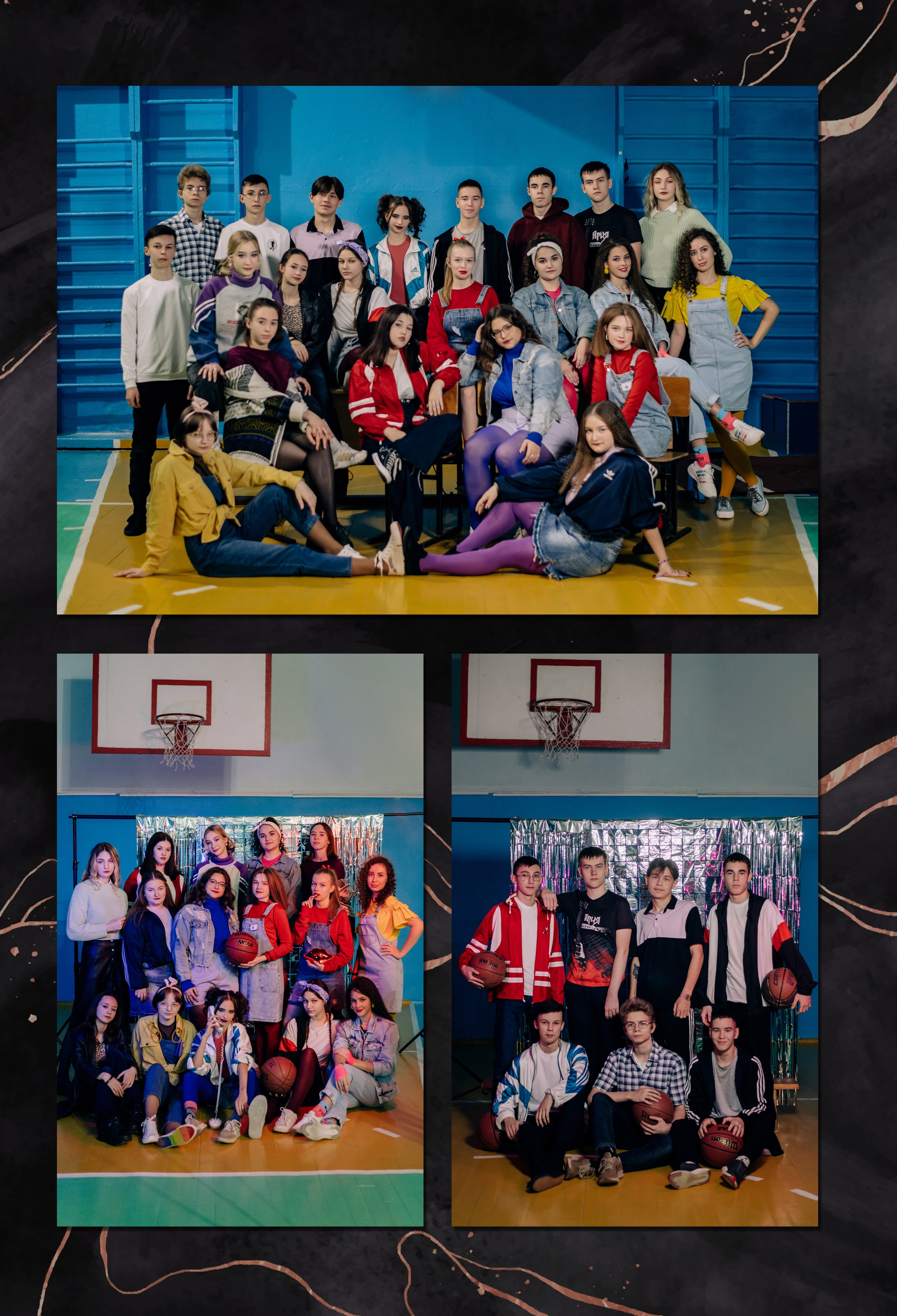 Шаблон фотокниги «Marble Dark». Фотограф — МАРИЯ МЕДВЕДЕВА