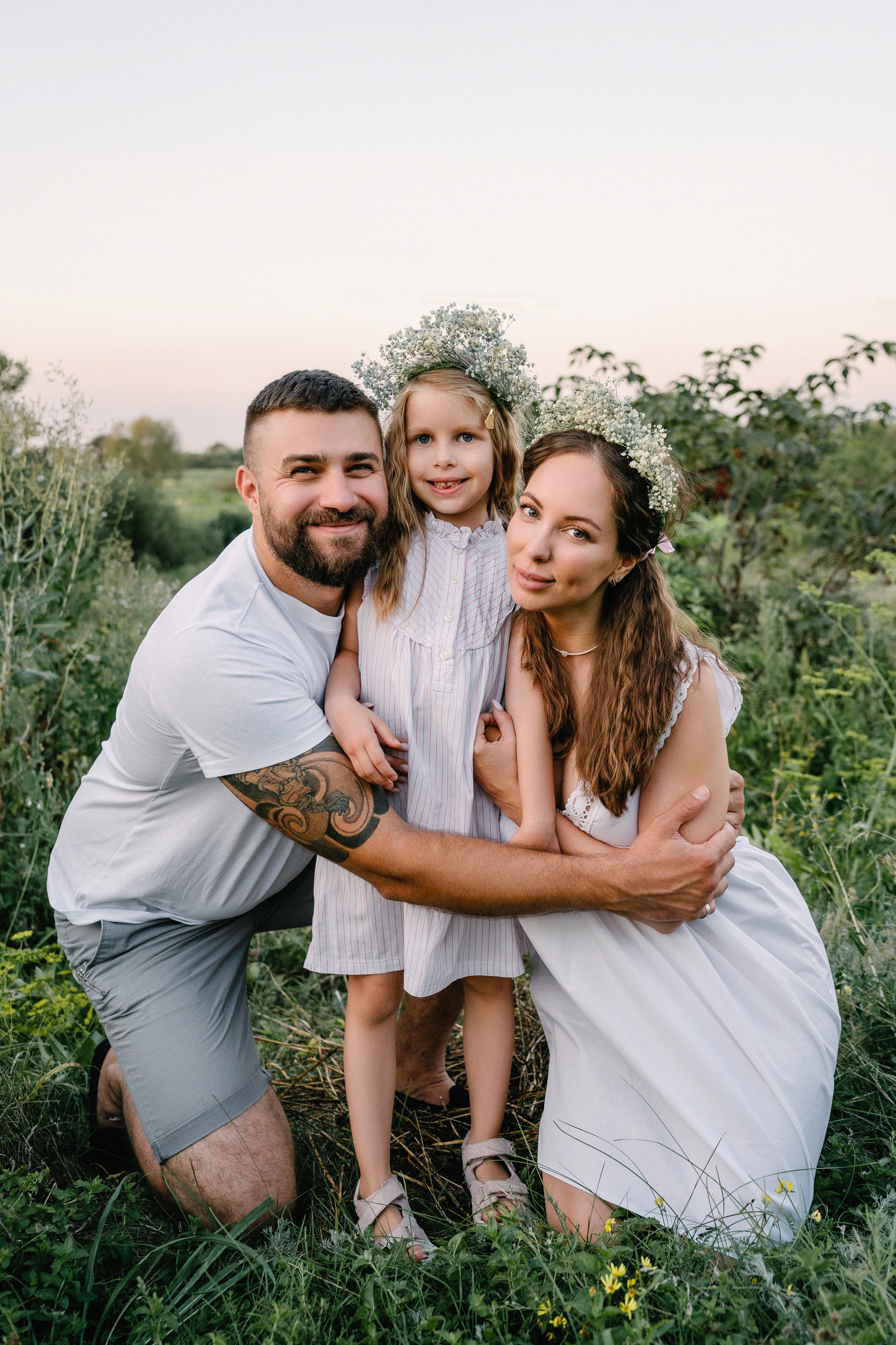 Иван, Олеся и Есения. Свадебный и семейный фотограф в Воронеже Анастасия Бойко