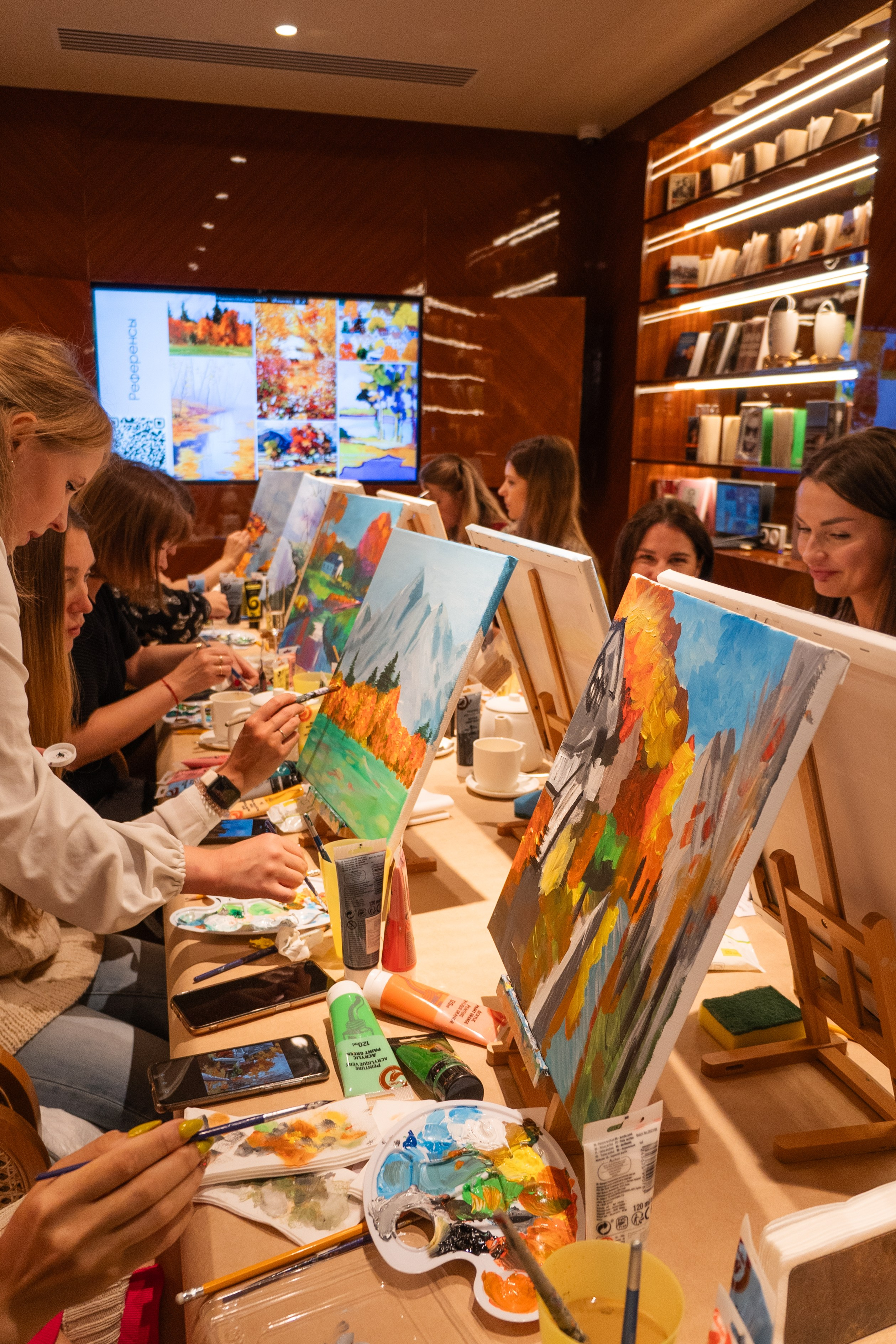 Корпоратив Teach Me Art 3. Портретный фотограф в Москве и Санкт-Петербурге Арина Чех