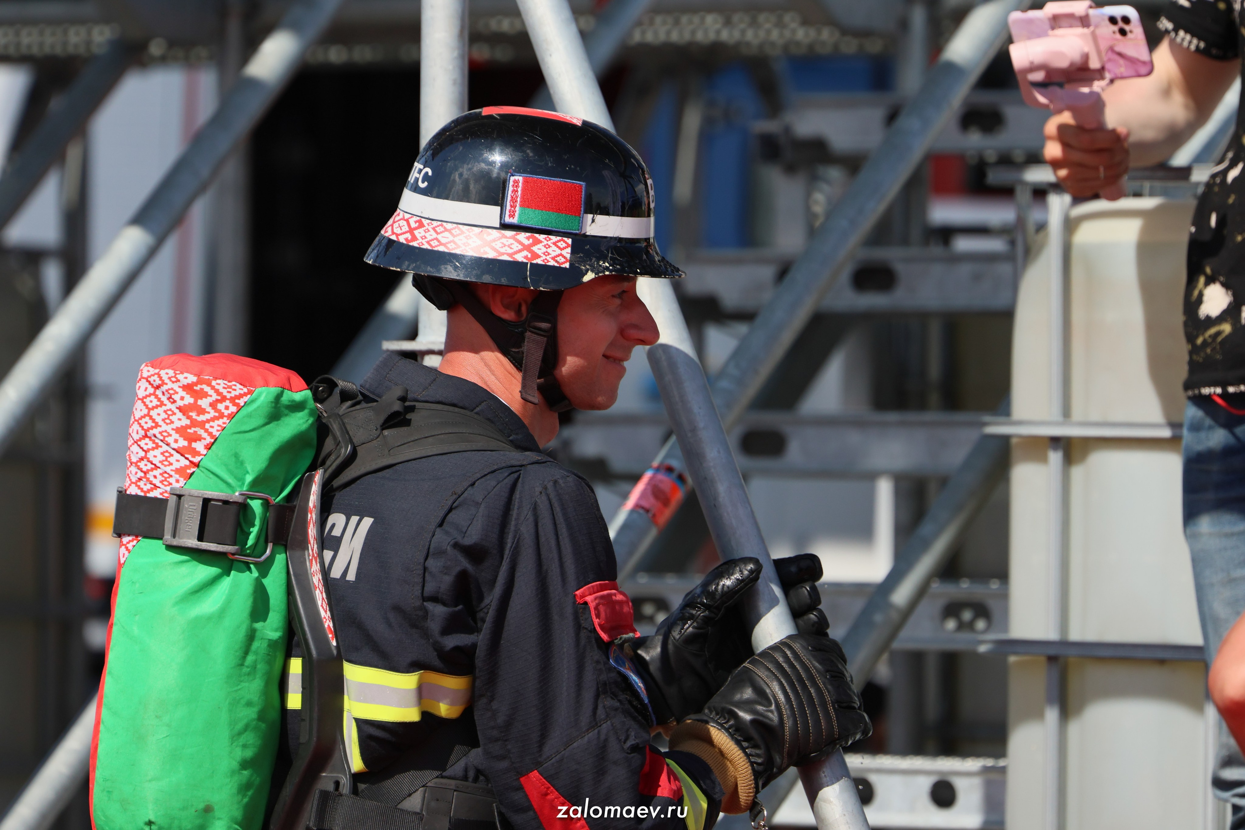 Сильнейший пожарный. Фотограф Александр Заломаев