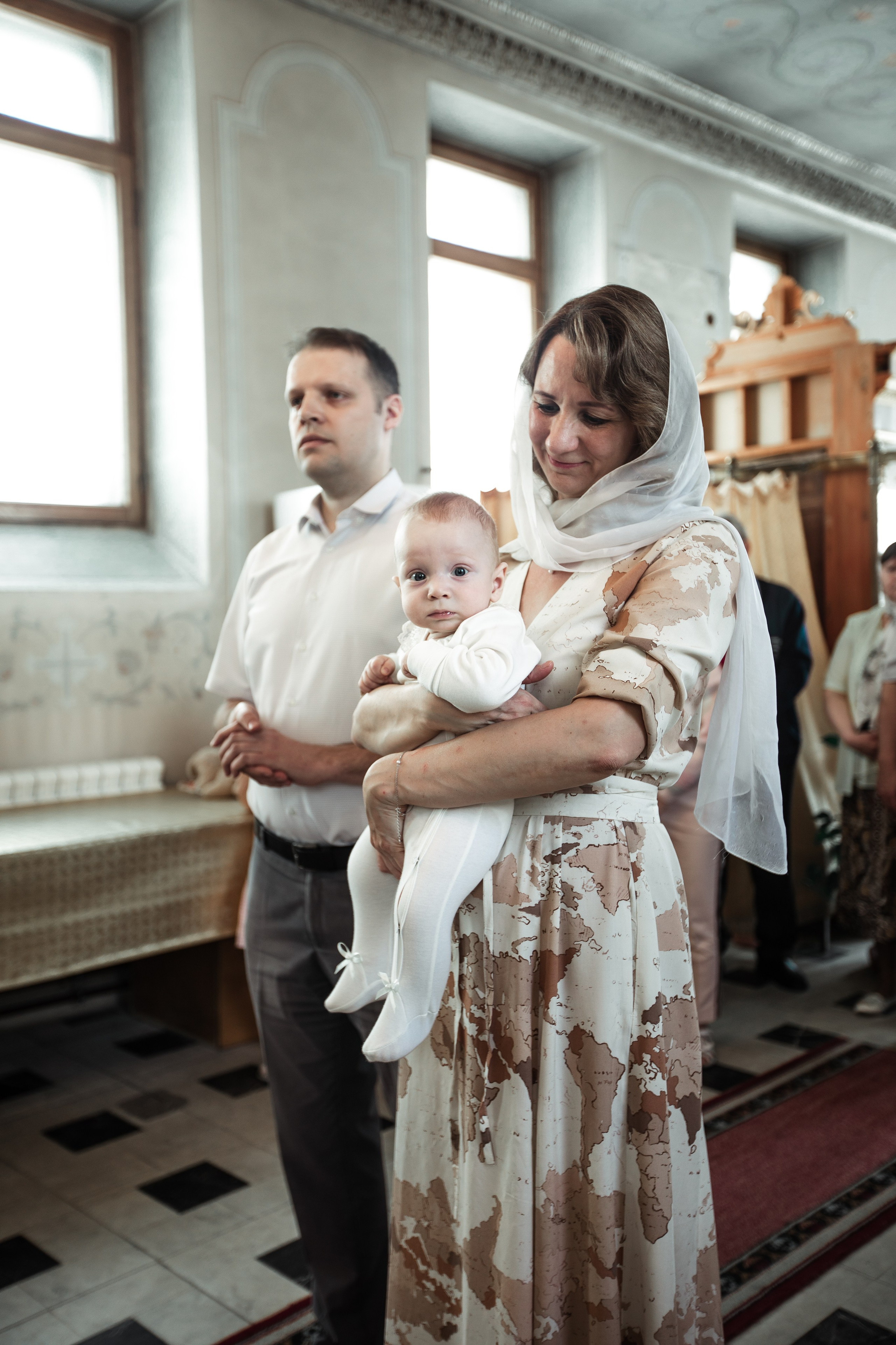 Крещение Николая в Елоховском Соборе. Фотосессии в Москве - фотограф Неонилла Ленко