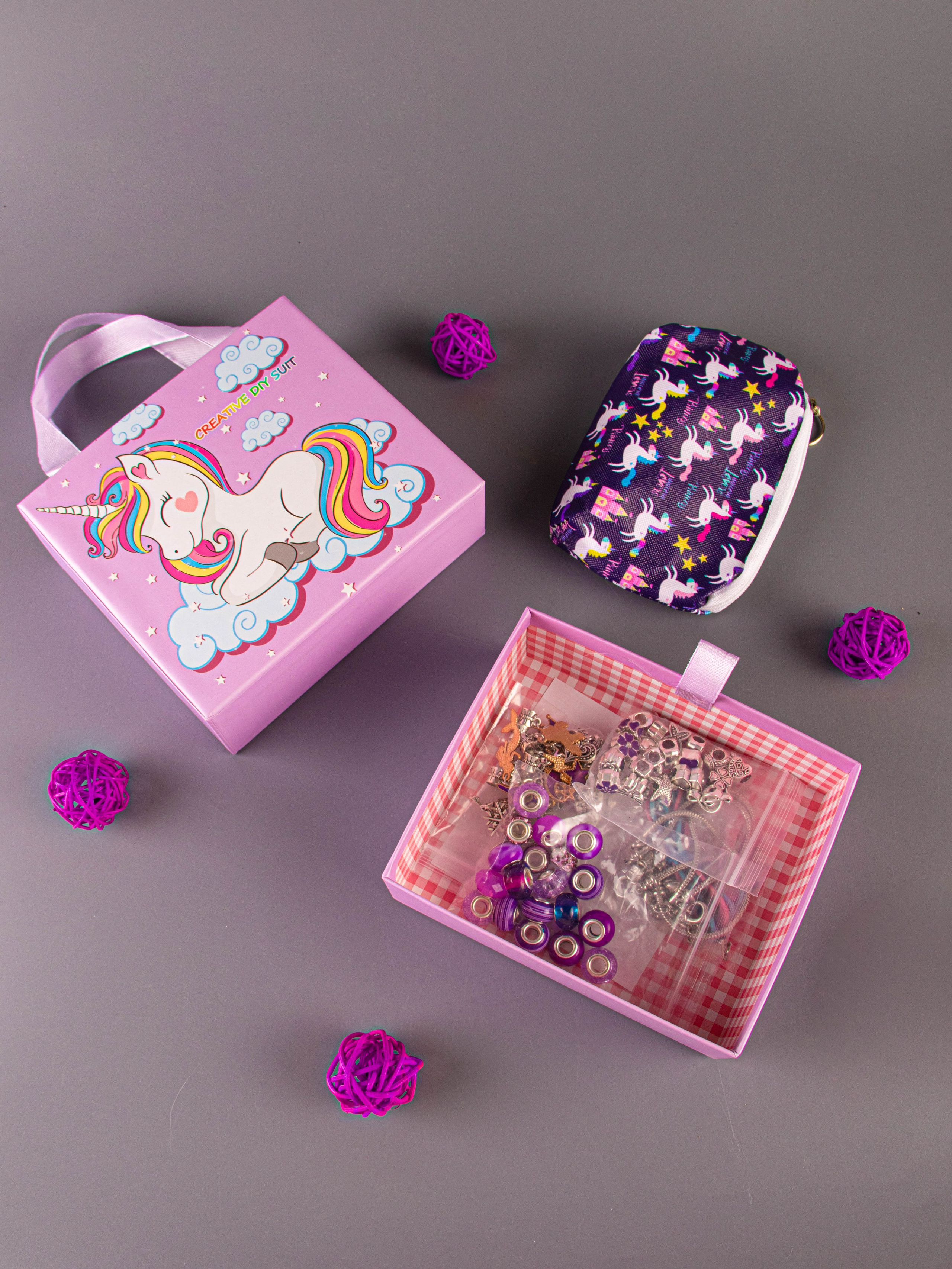 Набор по созданию браслетов (фиолетовый). «Матрица»