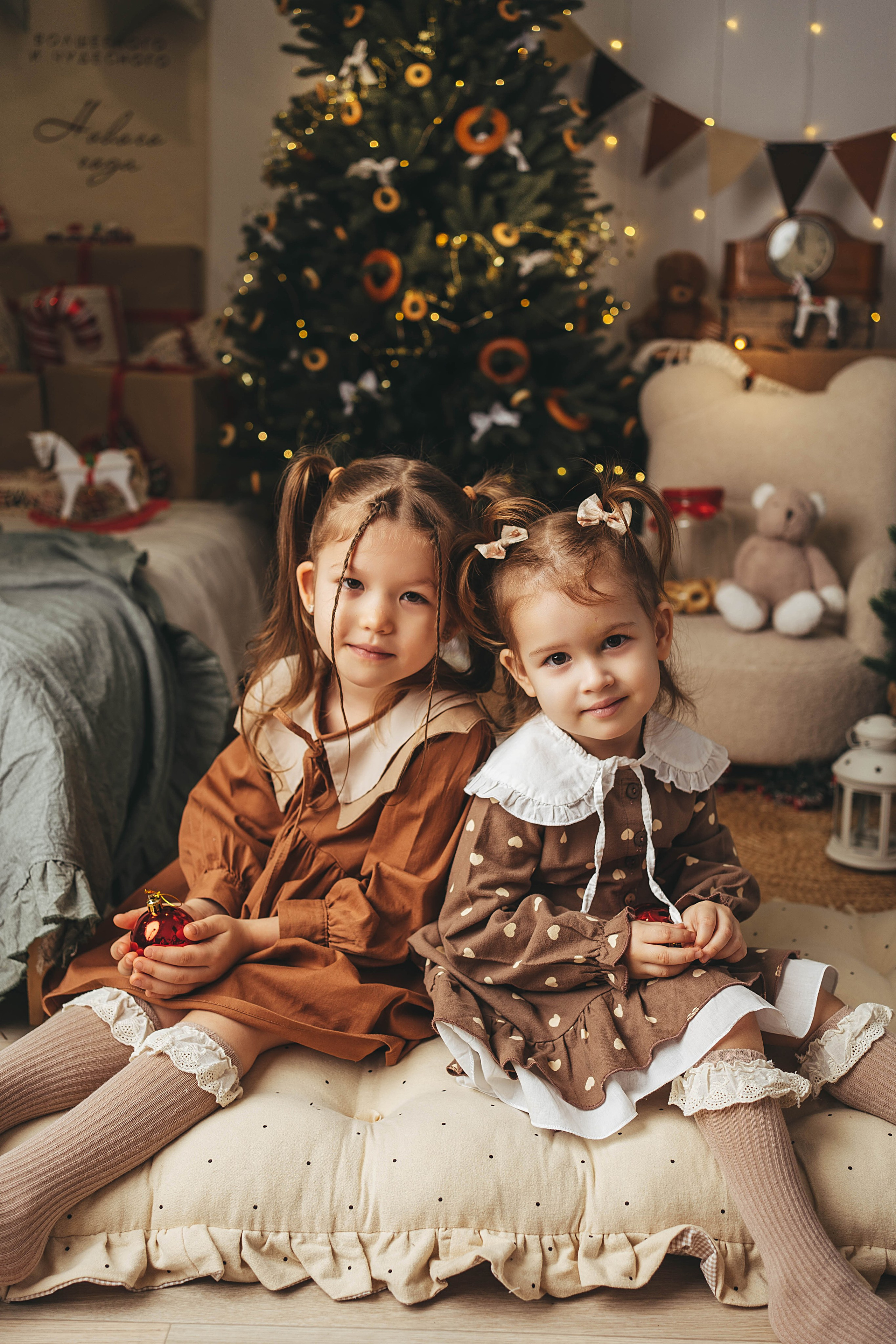 Новогодний фотопроект для малышей 2026. Семейный и детский фотограф новорожденных Ульяновск
