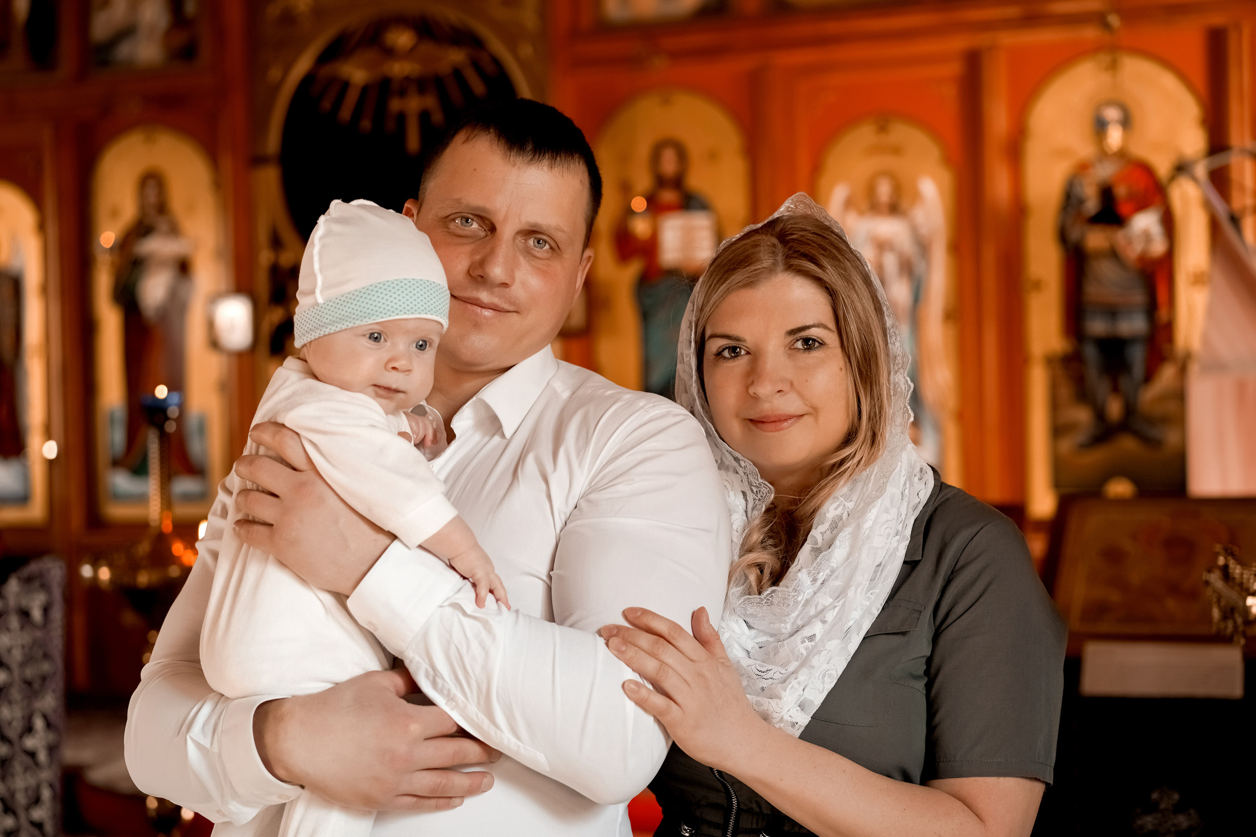 Крещение. Фотограф новорожденных в Пензе Позднякова Елена