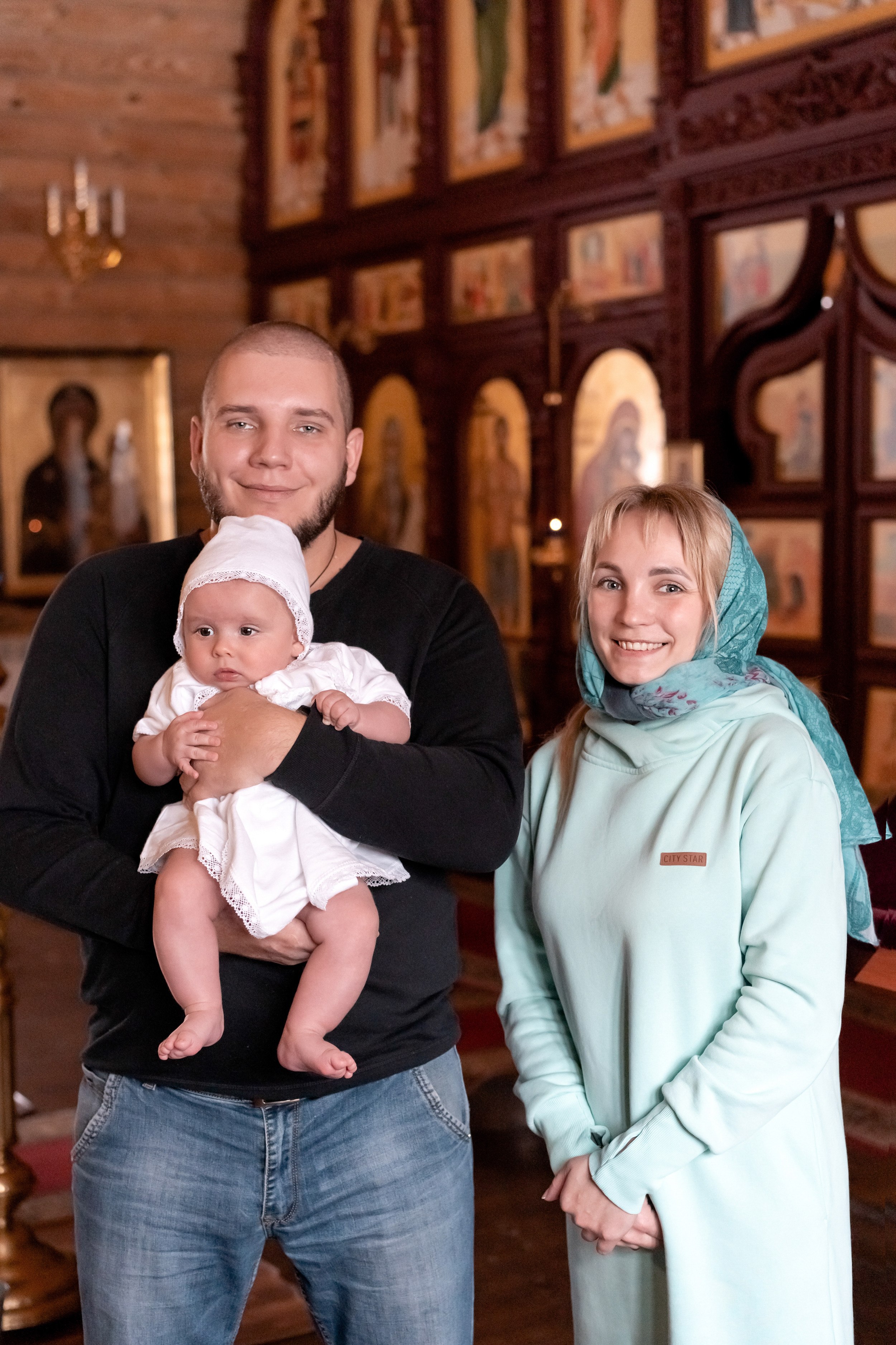 Крещение. Фотограф новорожденных в Пензе Позднякова Елена