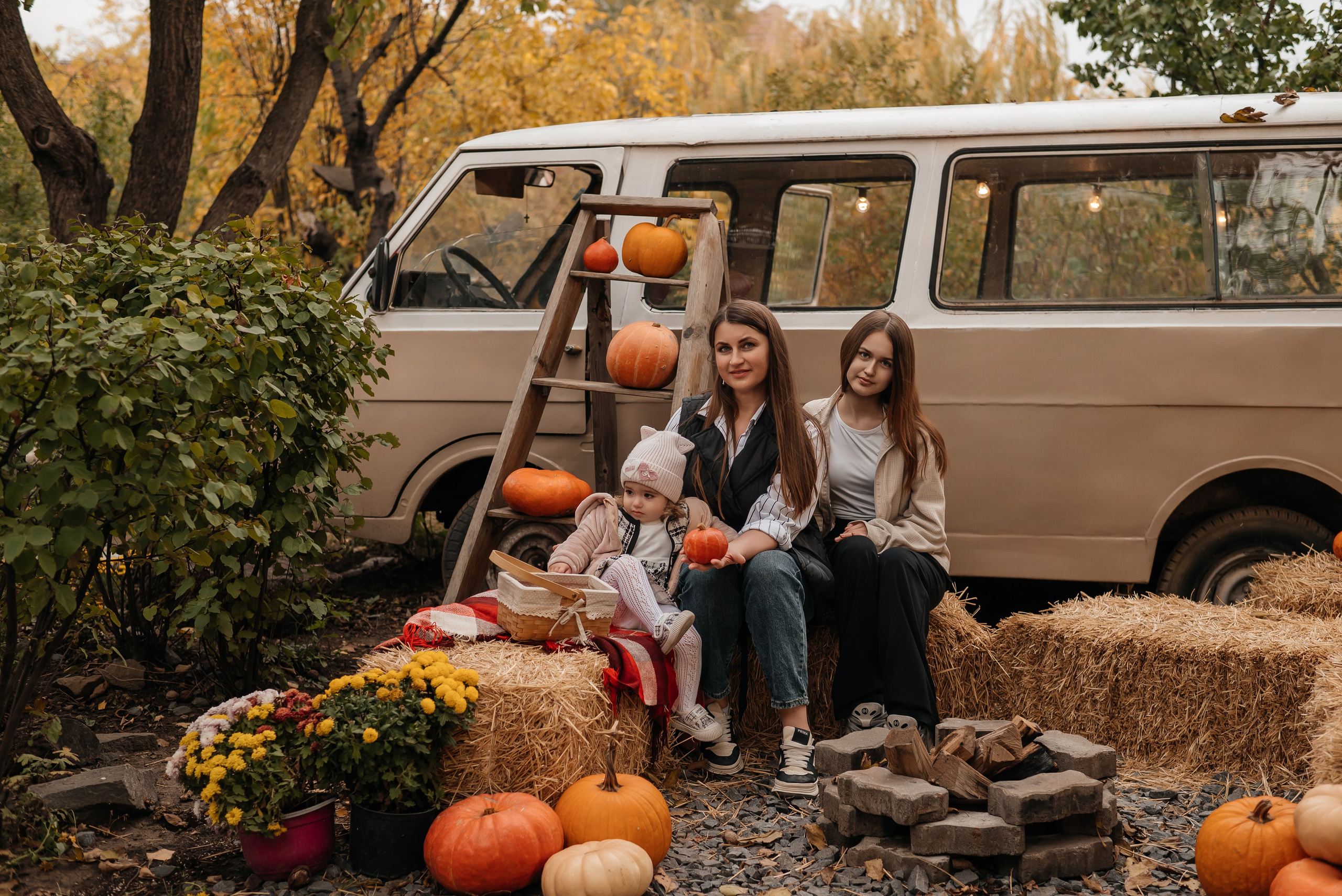 Осенняя семейная фотосессия. Семейный и детский фотограф Кущ Наташа