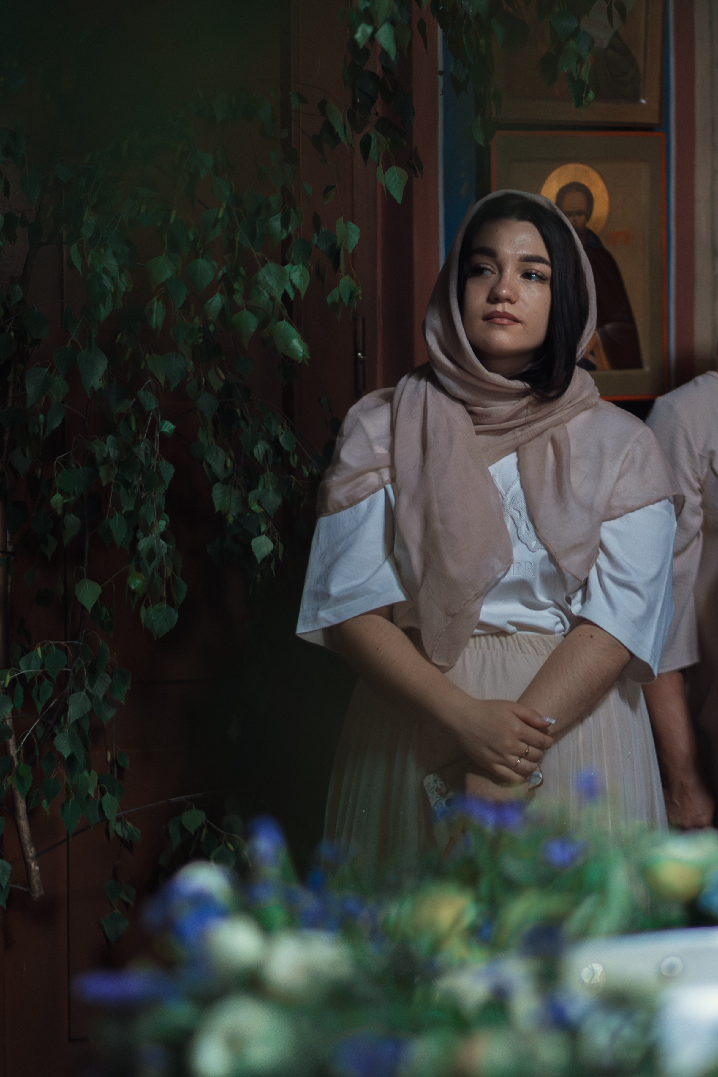 Крещение в Знаменской Церкви г. Переславль Залесский. Профессиональный фотограф в Москве и Мо Мария Шантарёва