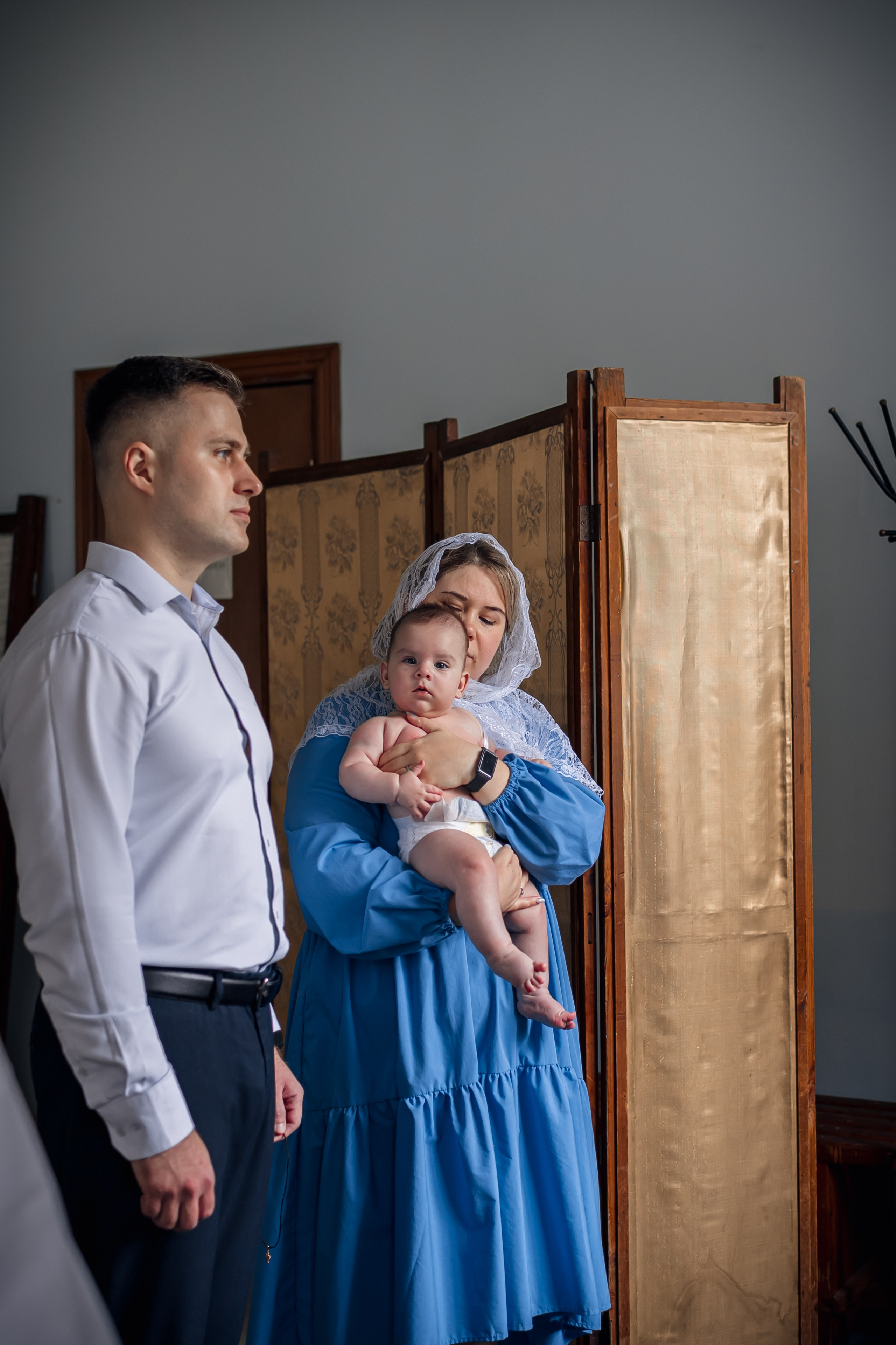 Крещение в Храме Влахернской иконы Божией Матери в Кузьминках. Профессиональный фотограф в Москве и Мо Мария Шантарёва