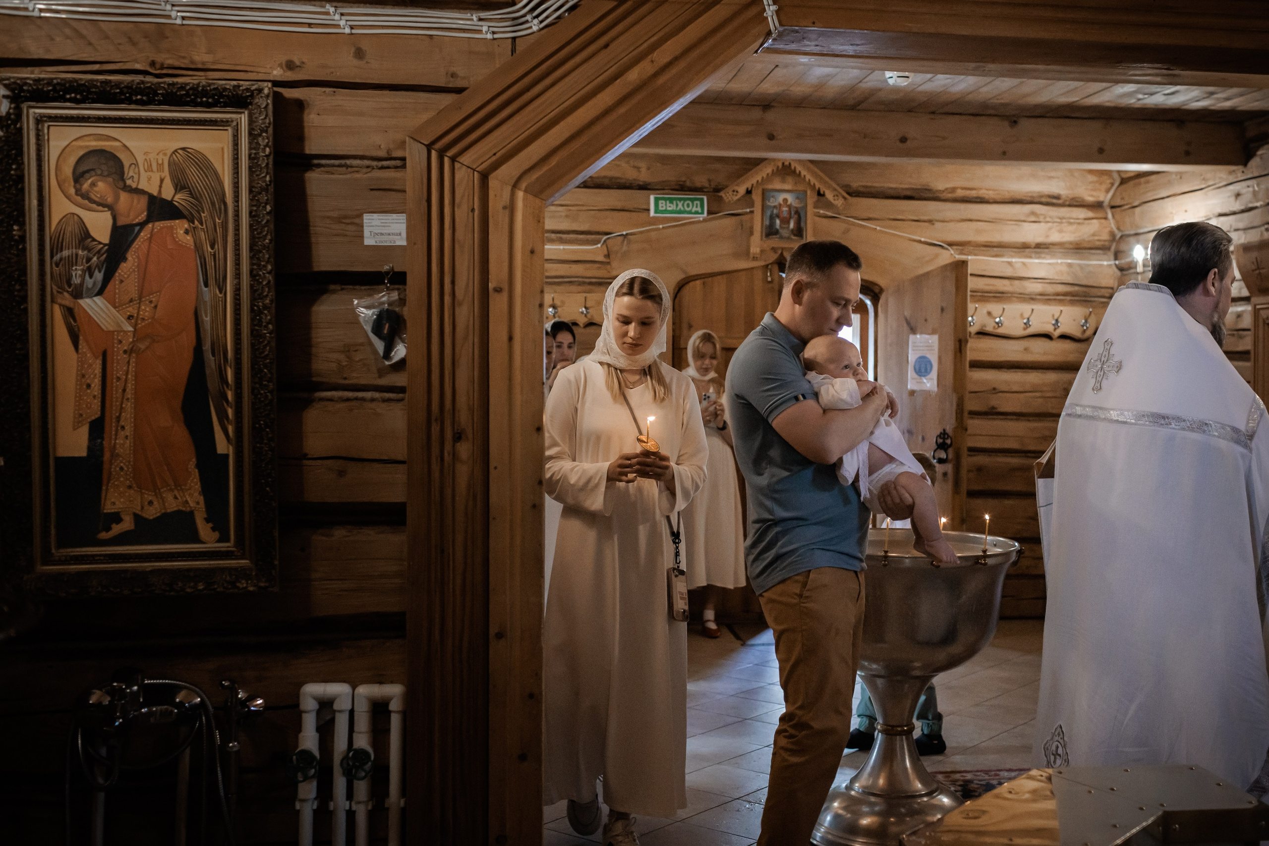 Крещение в Храме Успения Пресвятой Богородицы в Косино. Профессиональный фотограф в Москве и Мо Мария Шантарёва