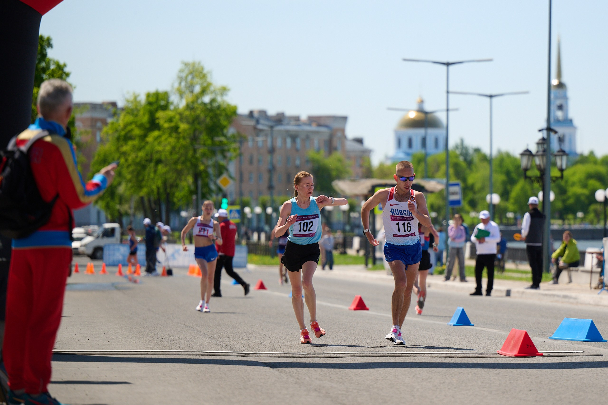 Чемпионат России по спортивной ходьбе 2025. Спортивный репортажный фотограф в Ижевске Сергей Мерзляков