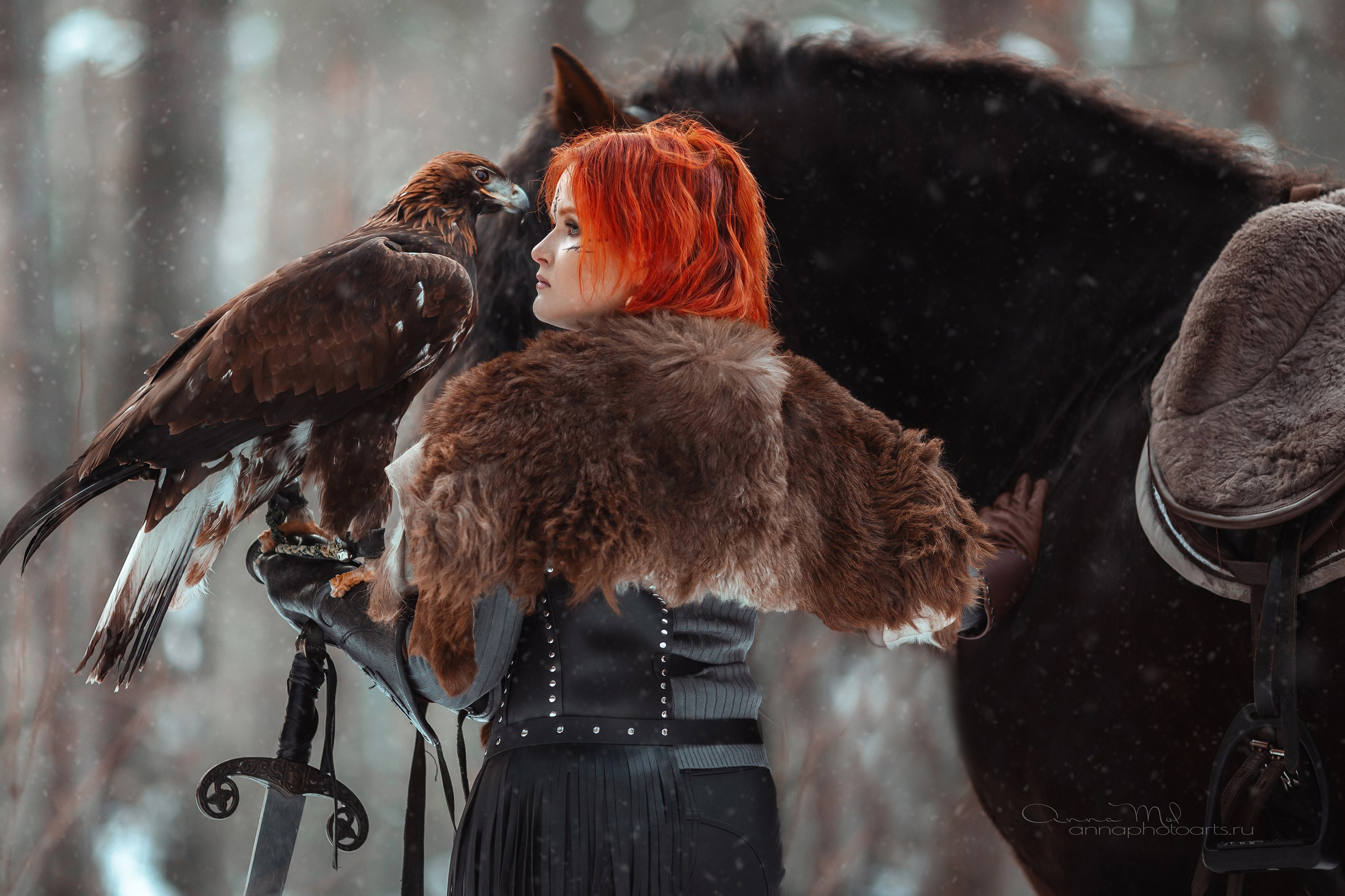 Настя, Малыш и Зевс. Анна Молчанова конный фотограф в Тюмени | фотосессии с лошадьми Тюмень