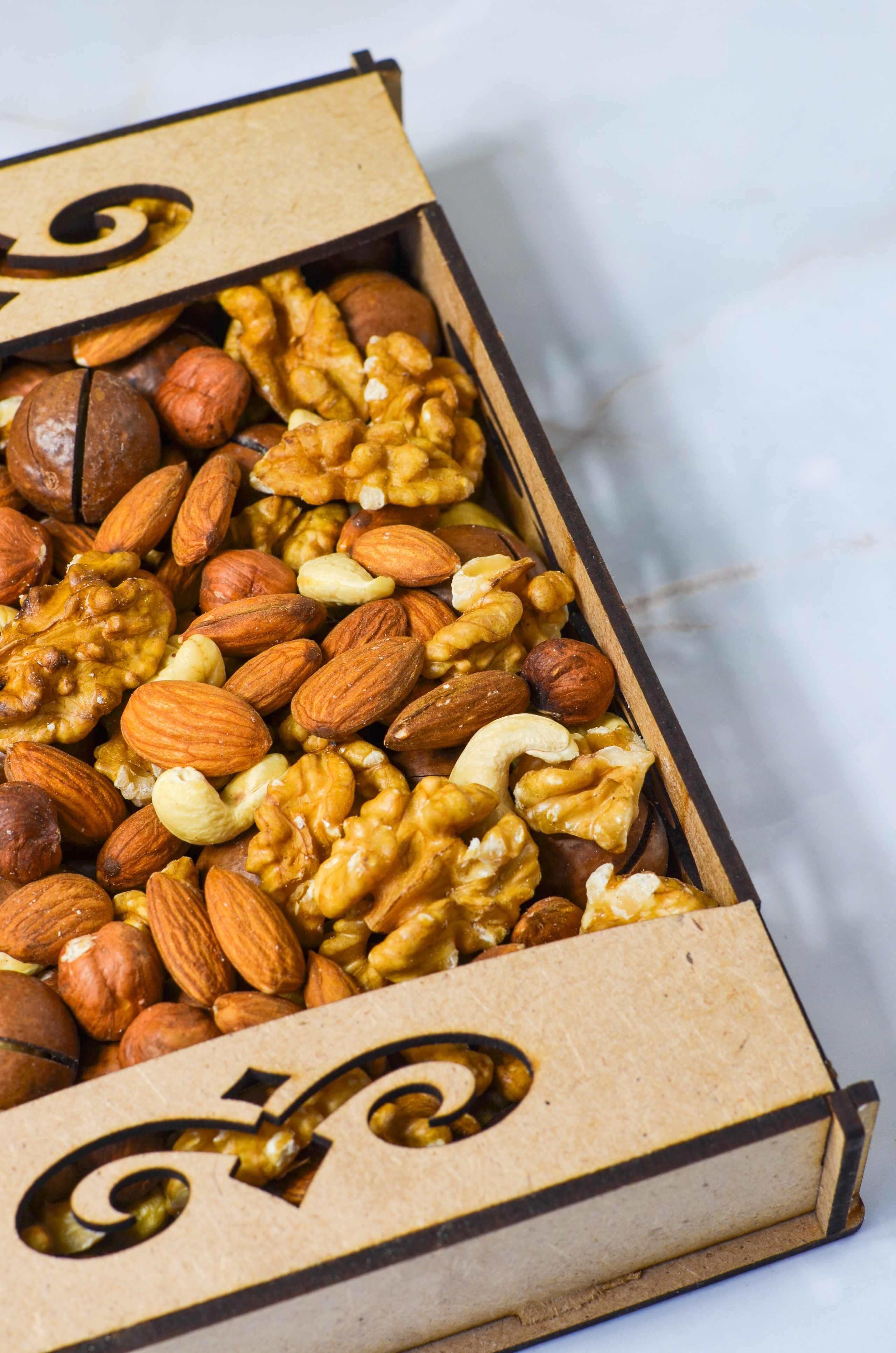 Орехи в упаковке. Сайт фотографа Алии Фаттах