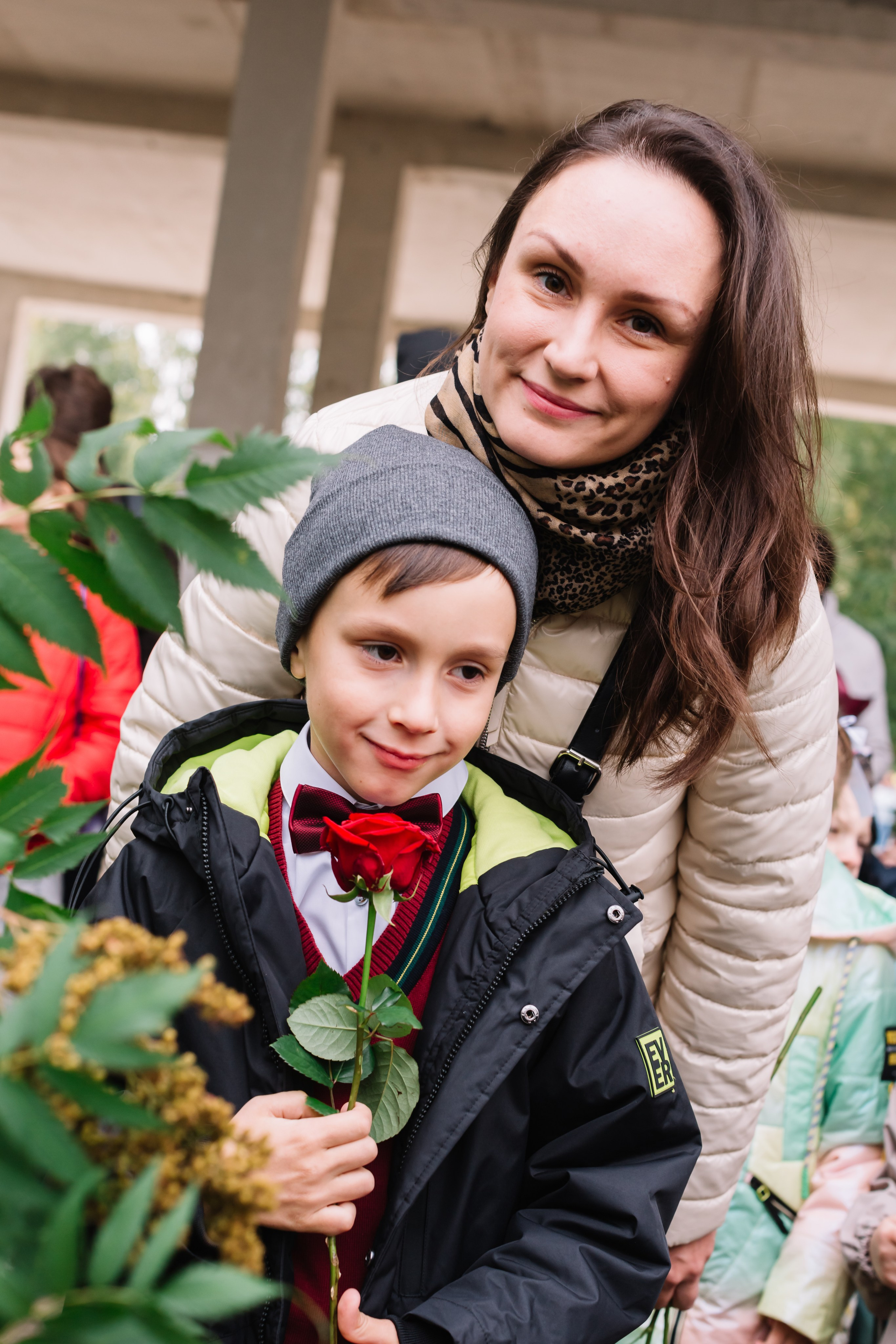 Фотограф для школы, линейка, 1 класс. Семейный и детский фотограф в Новосибирске Алёна Малахова