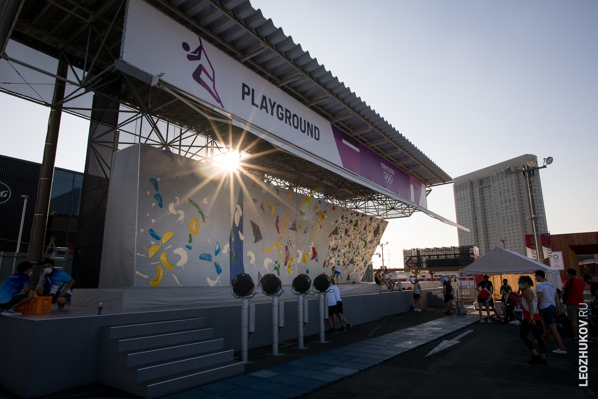 Tokyo-2020 Olympic games. Sports photographer Leonid Zhukov