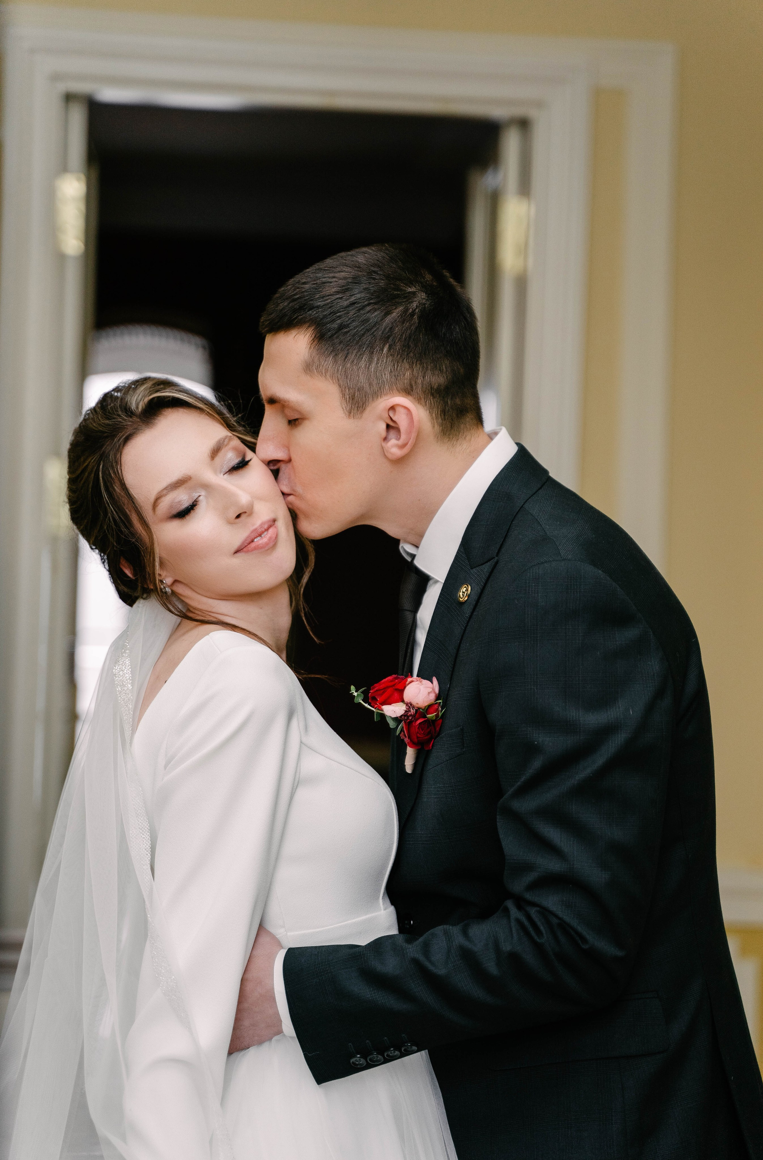 Зимняя свадебная фотосессия молодоженов. Свадебный и семейный фотограф из Воронежа|Москвы Бубнова Екатерина