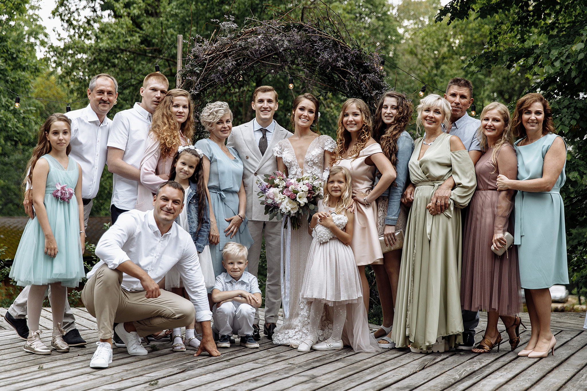 Погода была ужасная, невеста была прекрасная). Фотограф Игорь Цаплин