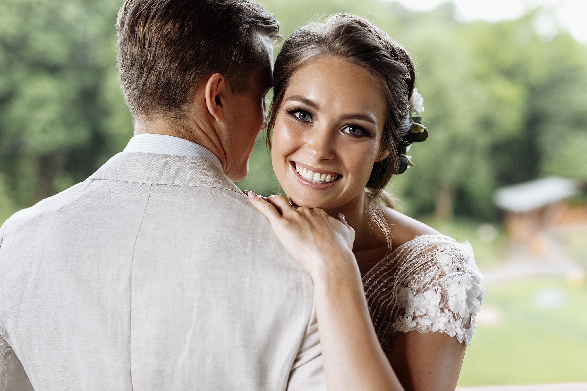 Погода была ужасная, невеста была прекрасная). Фотограф Игорь Цаплин