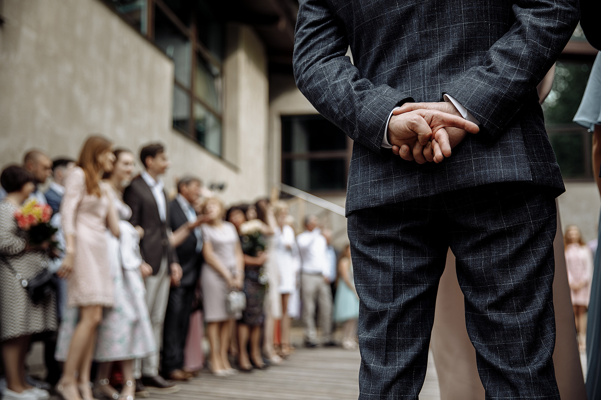 Погода была ужасная, невеста была прекрасная). Фотограф Игорь Цаплин