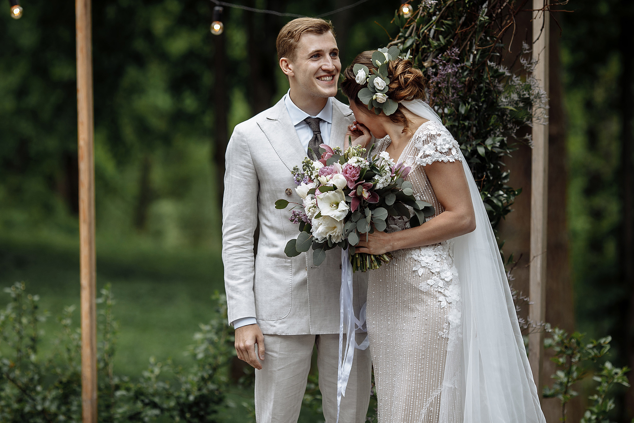 Погода была ужасная, невеста была прекрасная). Фотограф Игорь Цаплин
