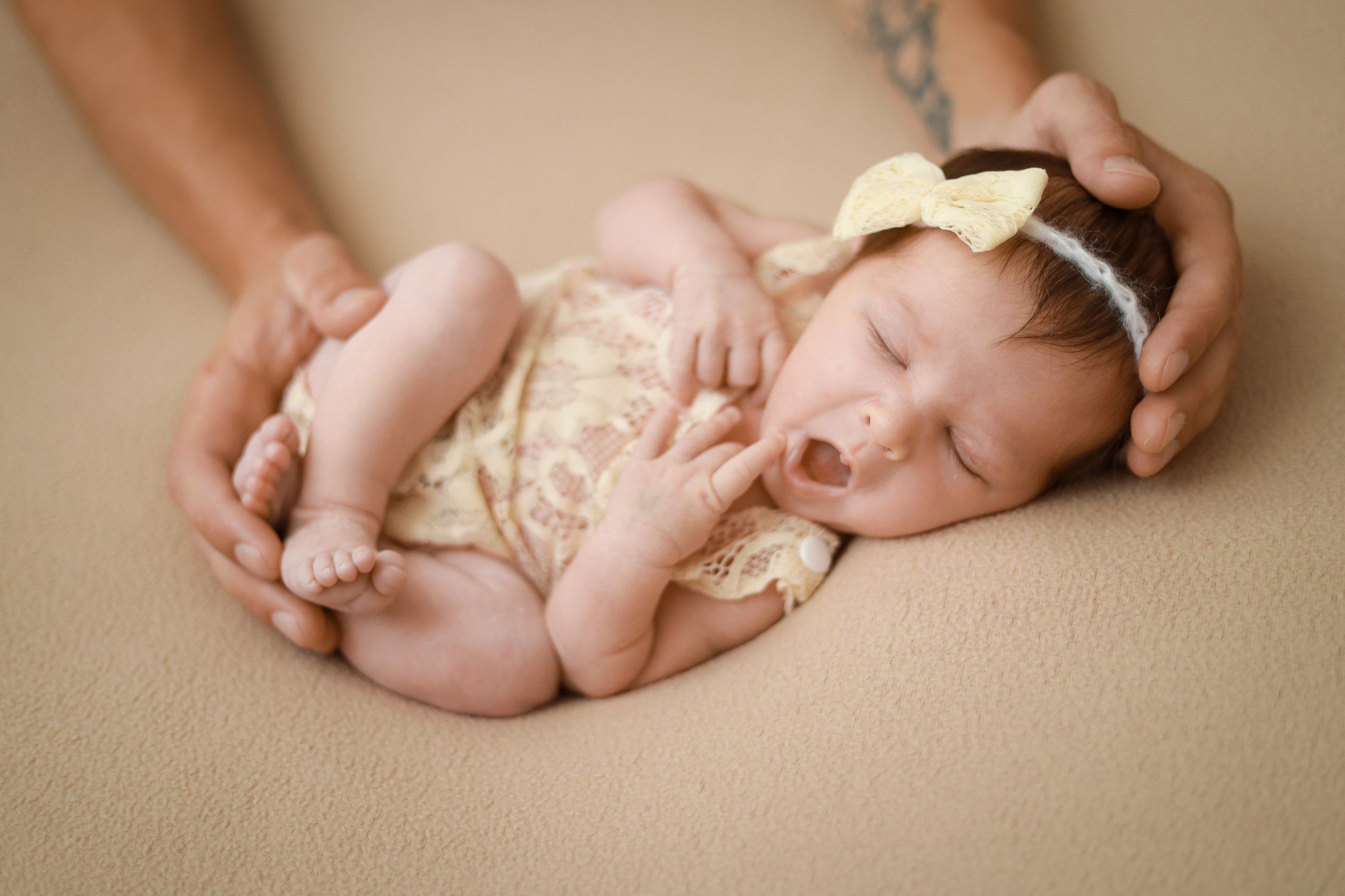 Ньюборн съёмка в студии. Семейный и Детский фотограф в Краснодаре Дарья Насаченко