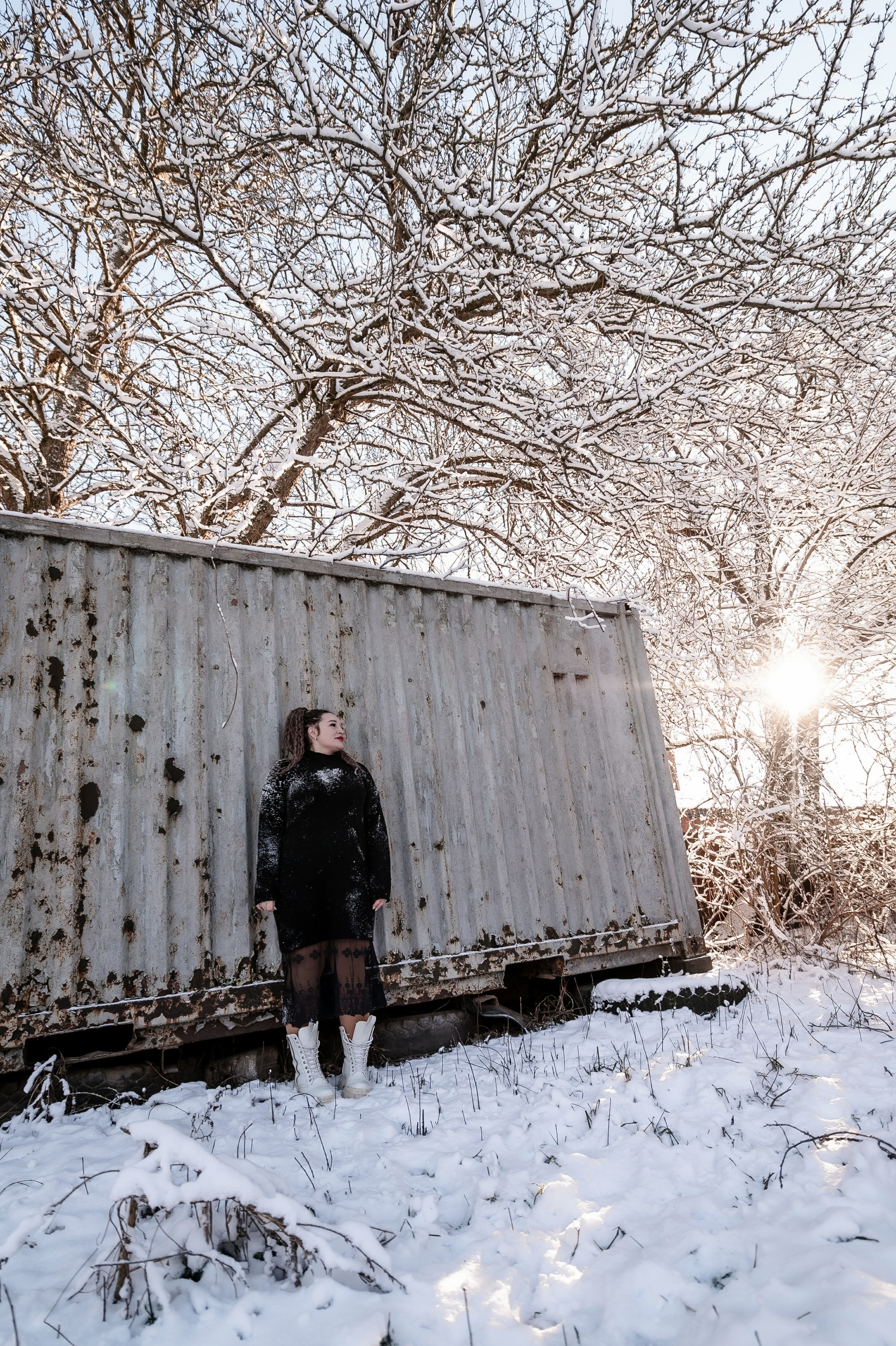 Мария. Зима. Солнечная история. Фотограф Котова Валентина