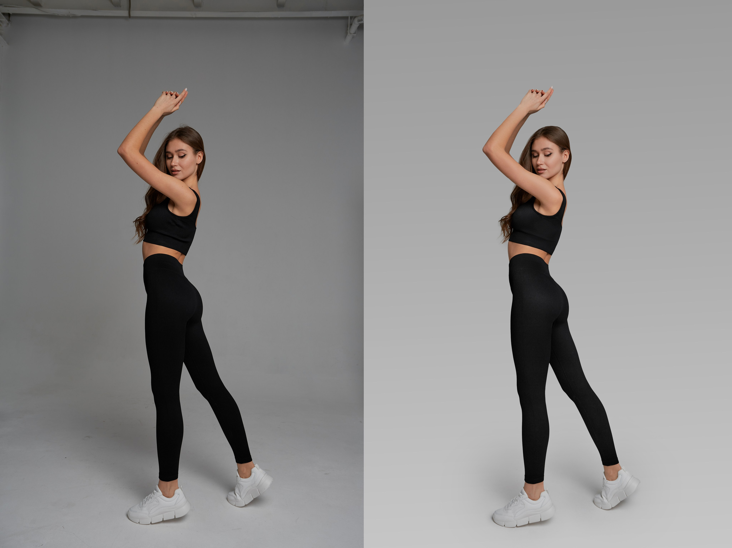 Ретушь портретов для рекламы спортивной одежды — динамика и стиль! | Студия SVITHART