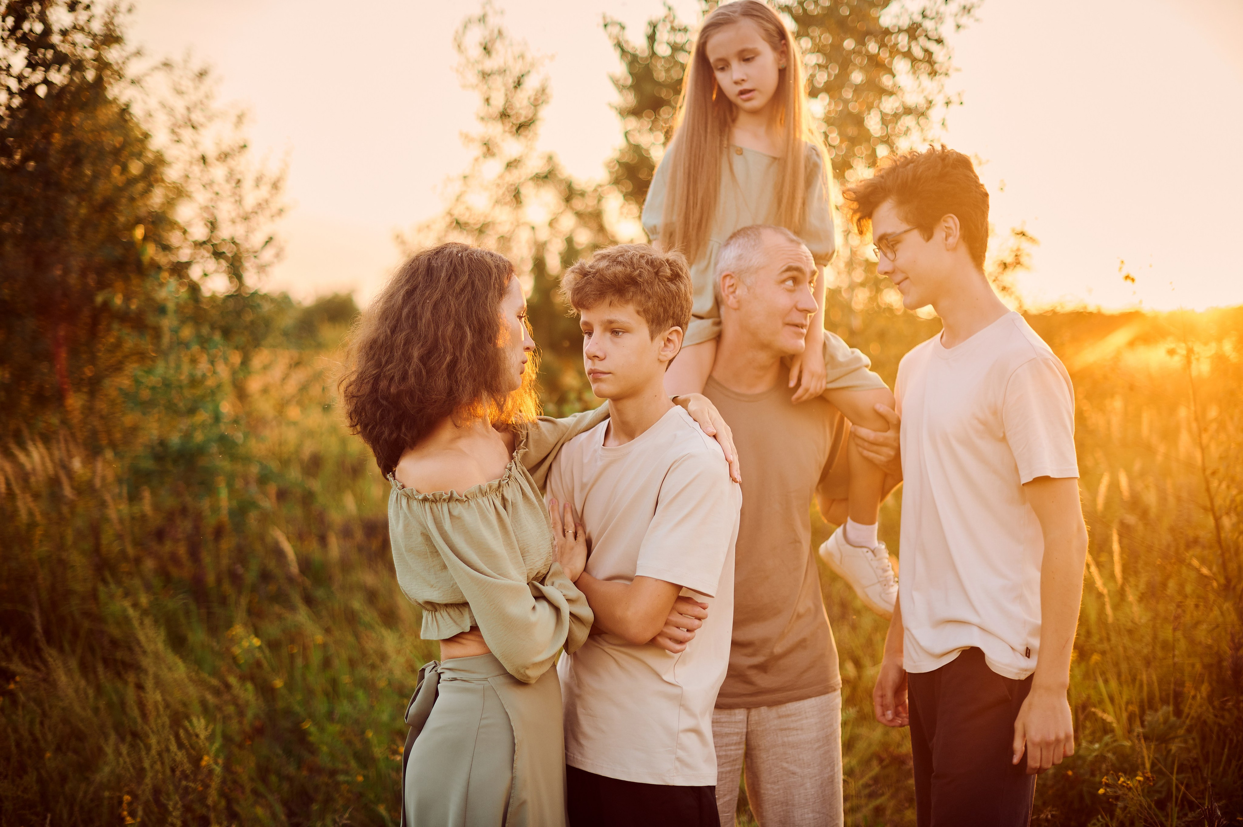 НА ЗАКАТЕ | НАСТЯ, ВИТЯ, МАША, ЛЕША и ЖЕНЯ. Свадебный и семейный фотограф РИТА БОЧКАРЁВА