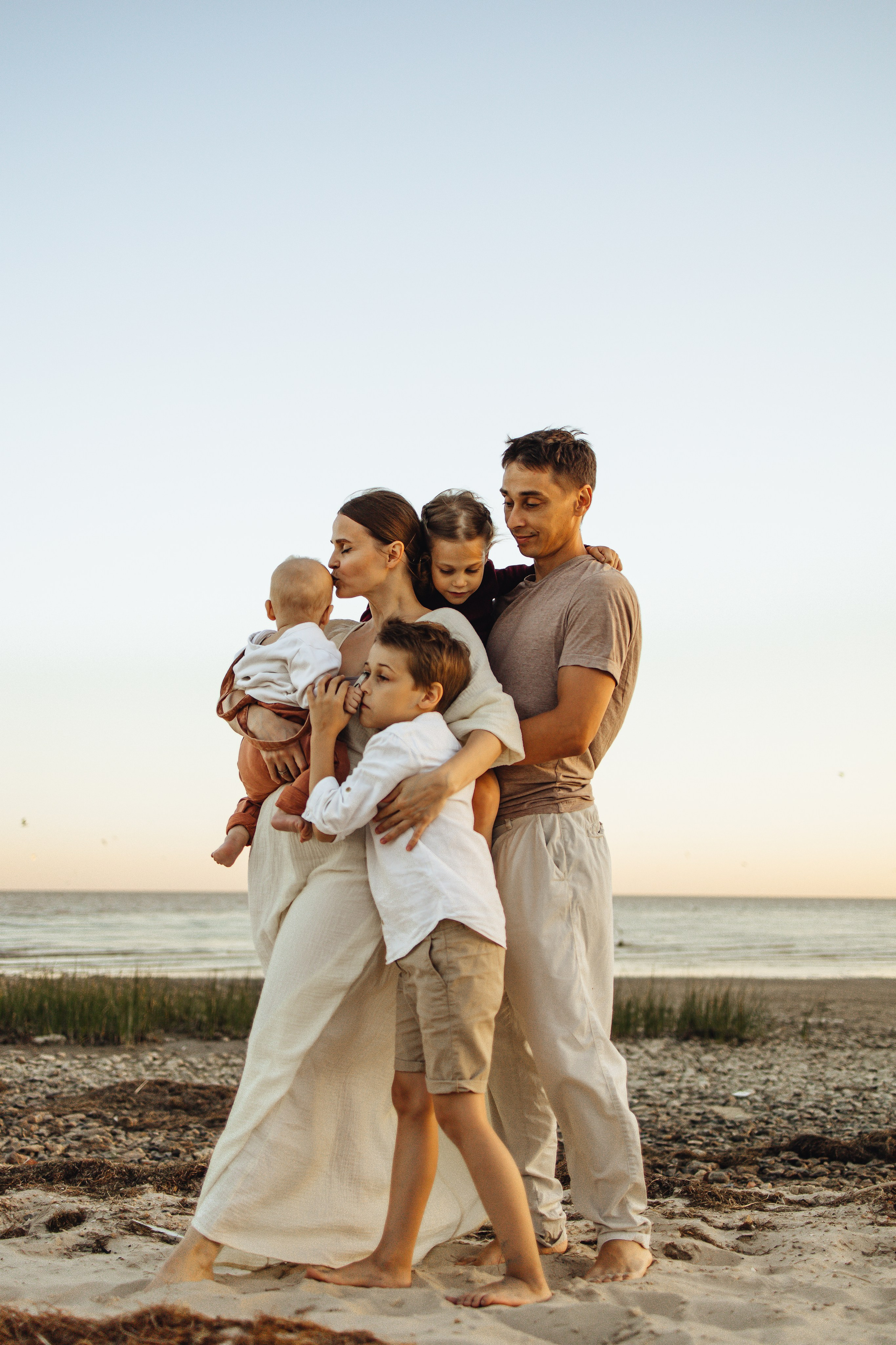 Летняя история на берегу. Семейный и детский фотограф, таганрог, ростов-на-дону