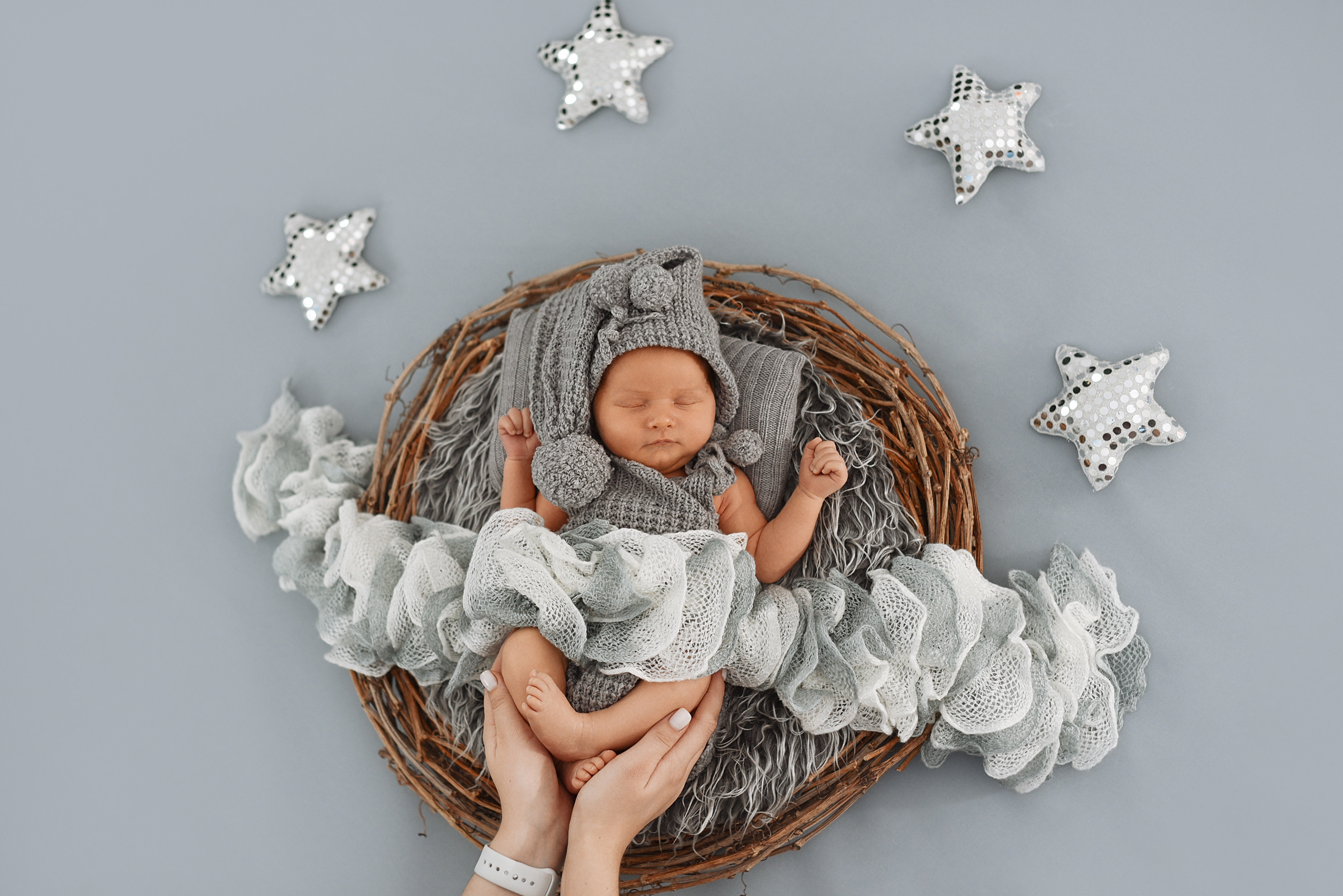 Тимофей — 10 дней. Фотограф беременности и новорожденных малышей Анастасия Никитина