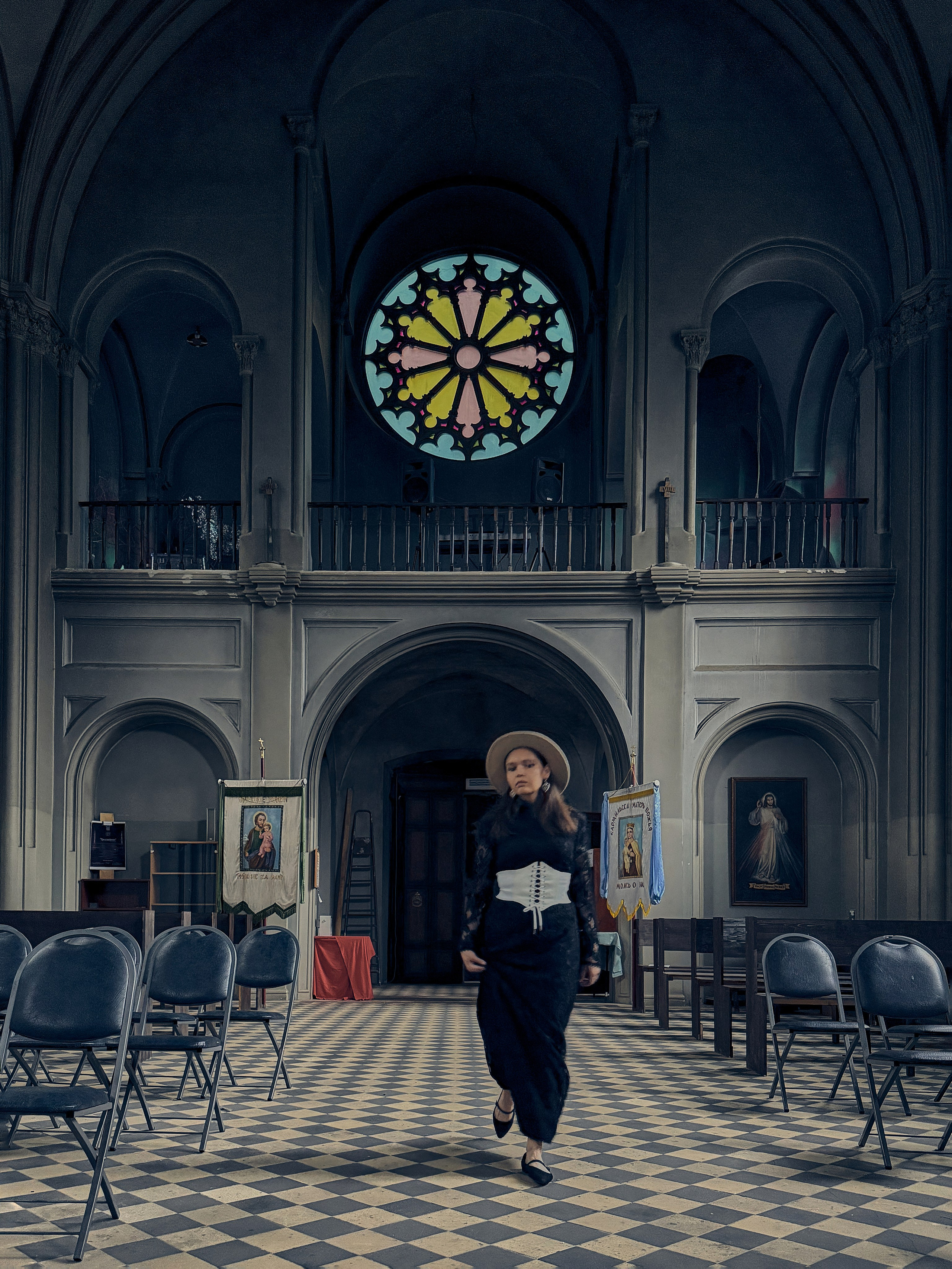 Контент съемка в готическом стиле. Портретный фотограф Санкт-Петербург