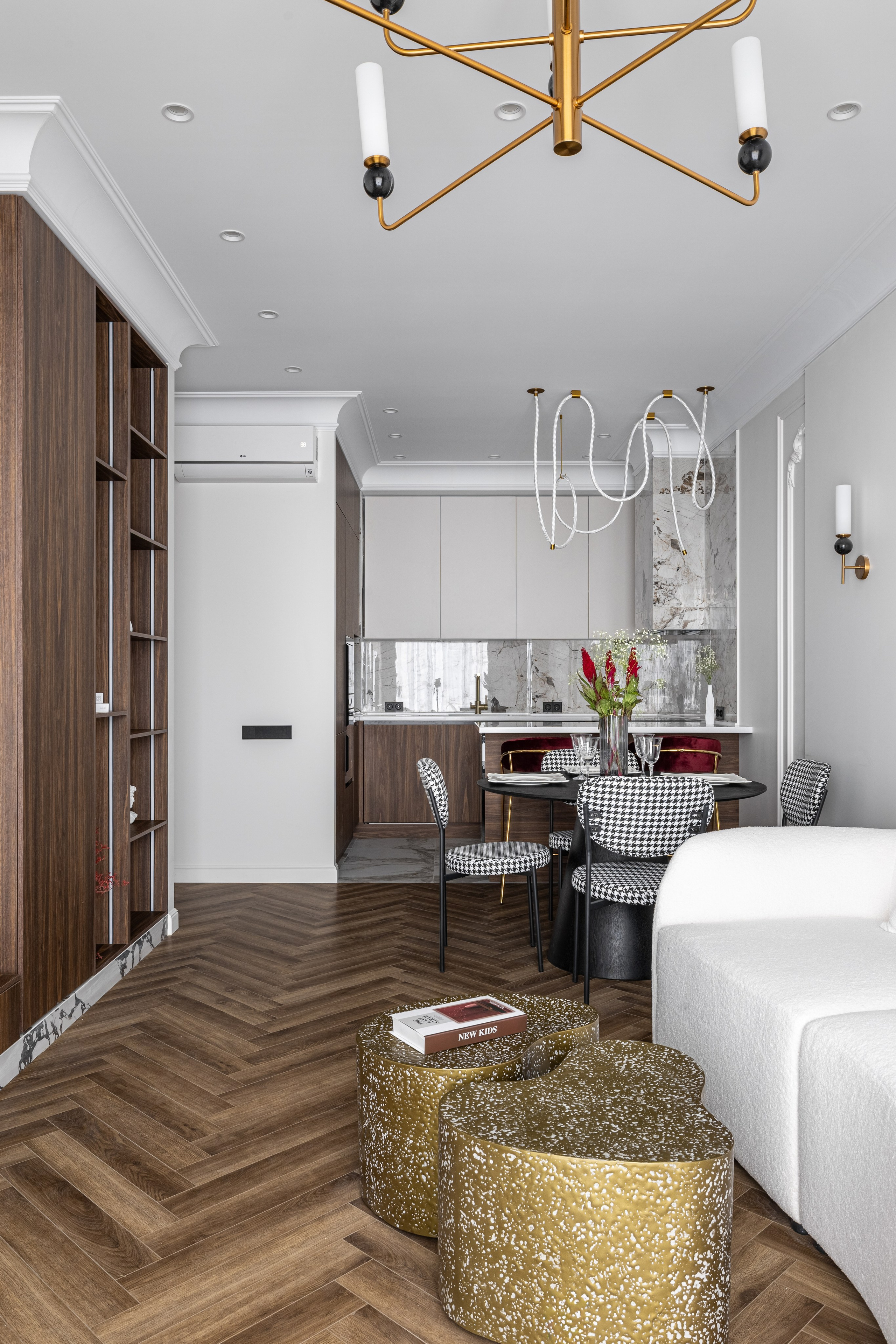 Неоклассика с винными акцентами. ЖК «Will Towers». Veselinskiy| Интерьерный фотограф | Москва